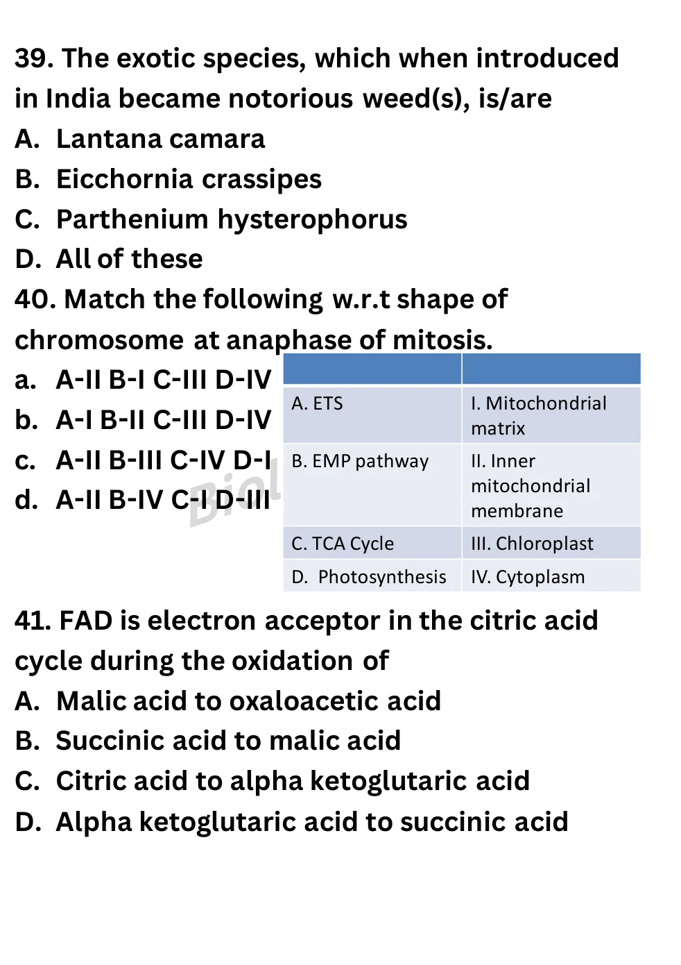 NEET Biology Full Mock 4 question sheet image 16