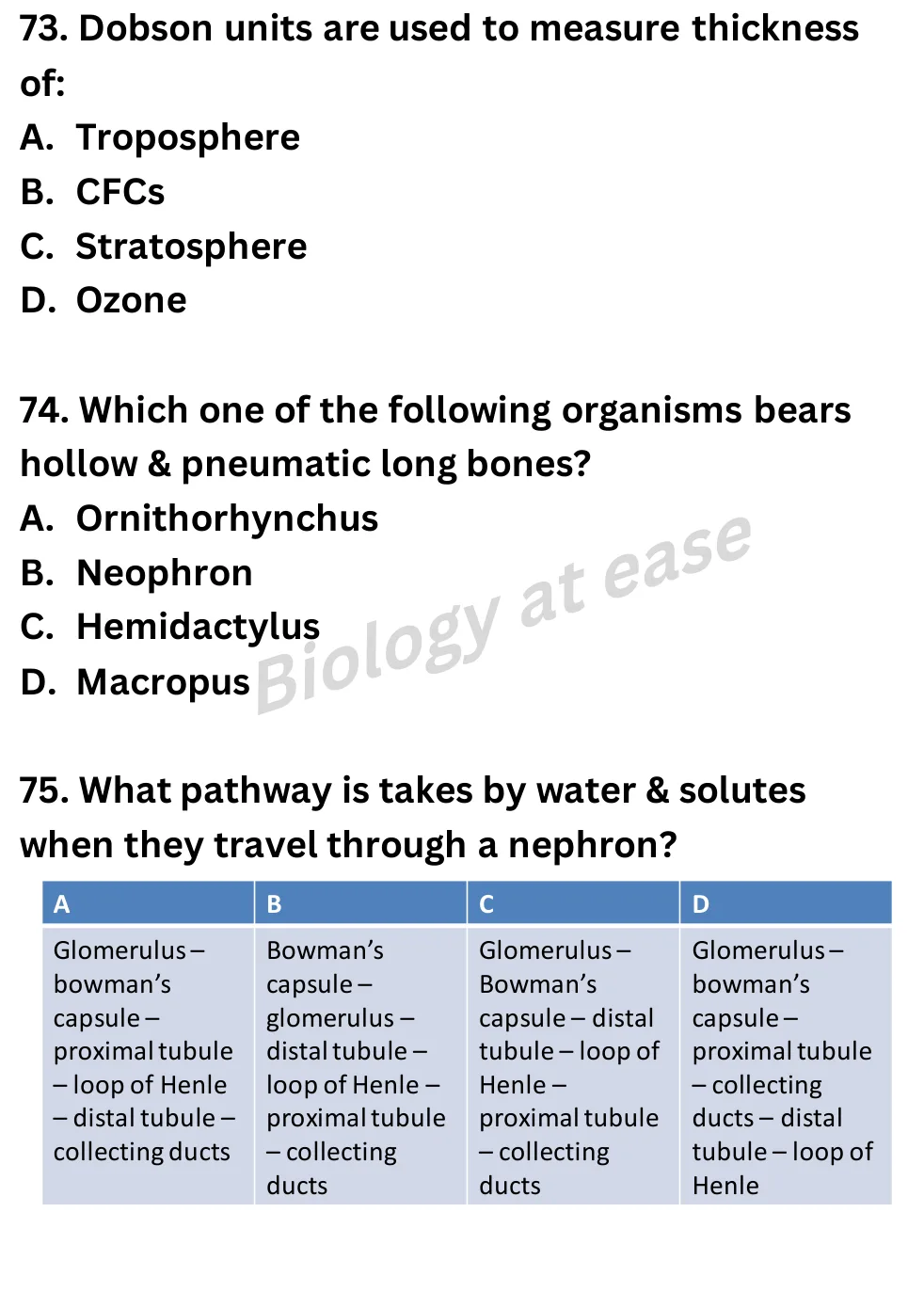 NEET Biology Full Mock 4 question sheet image 30