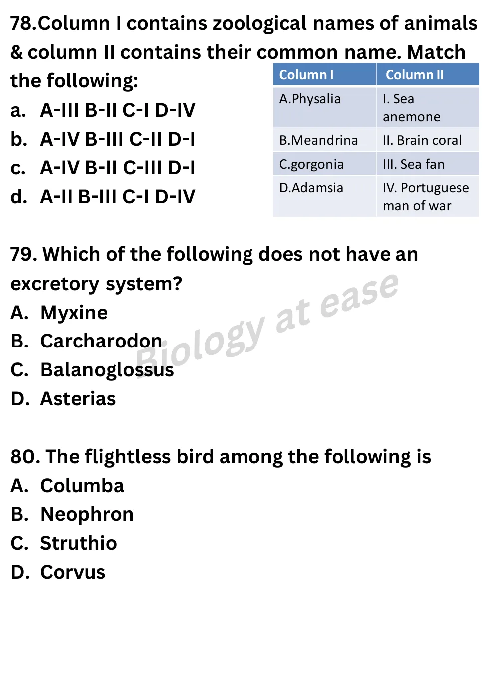 NEET Biology Full Mock 4 question sheet image 32