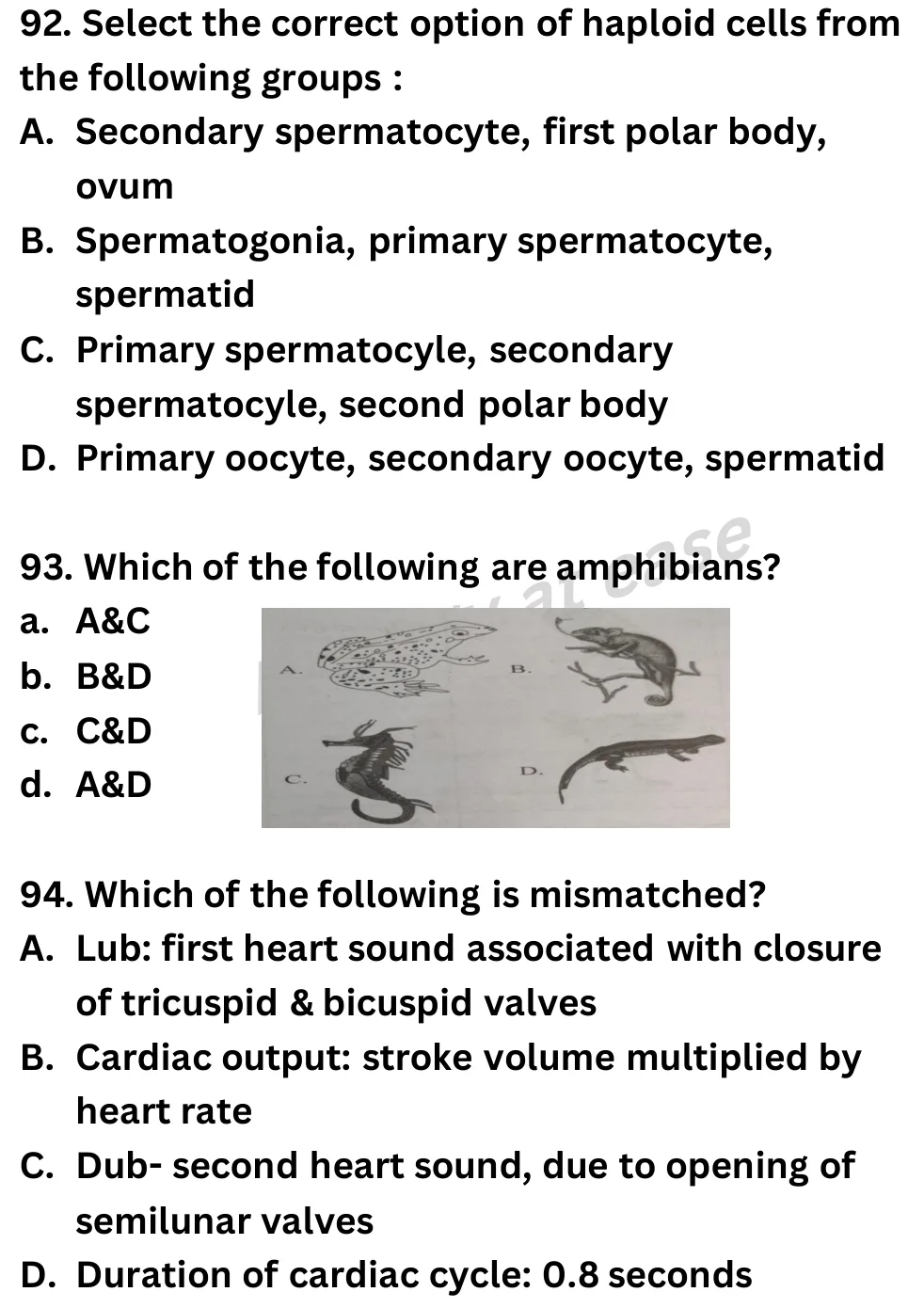 NEET Biology Full Mock 4 question sheet image 37