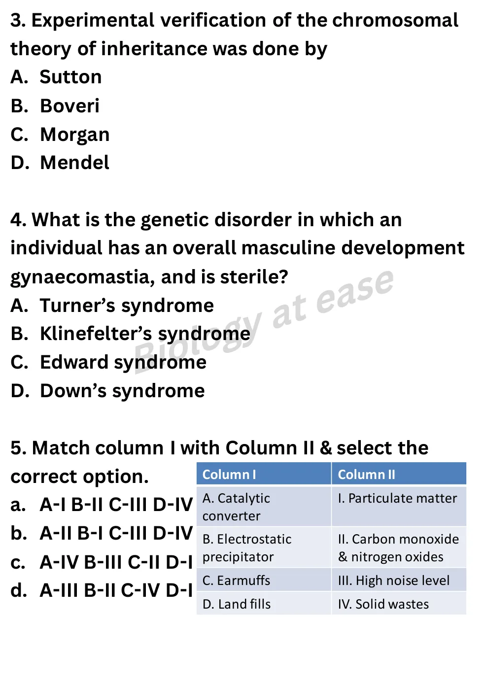 NEET Biology Full Mock 5 question sheet image 2