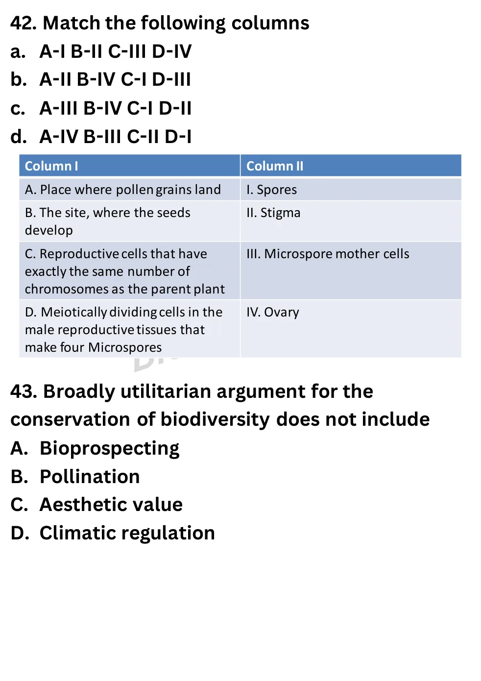 NEET Biology Full Mock 5 question sheet image 16