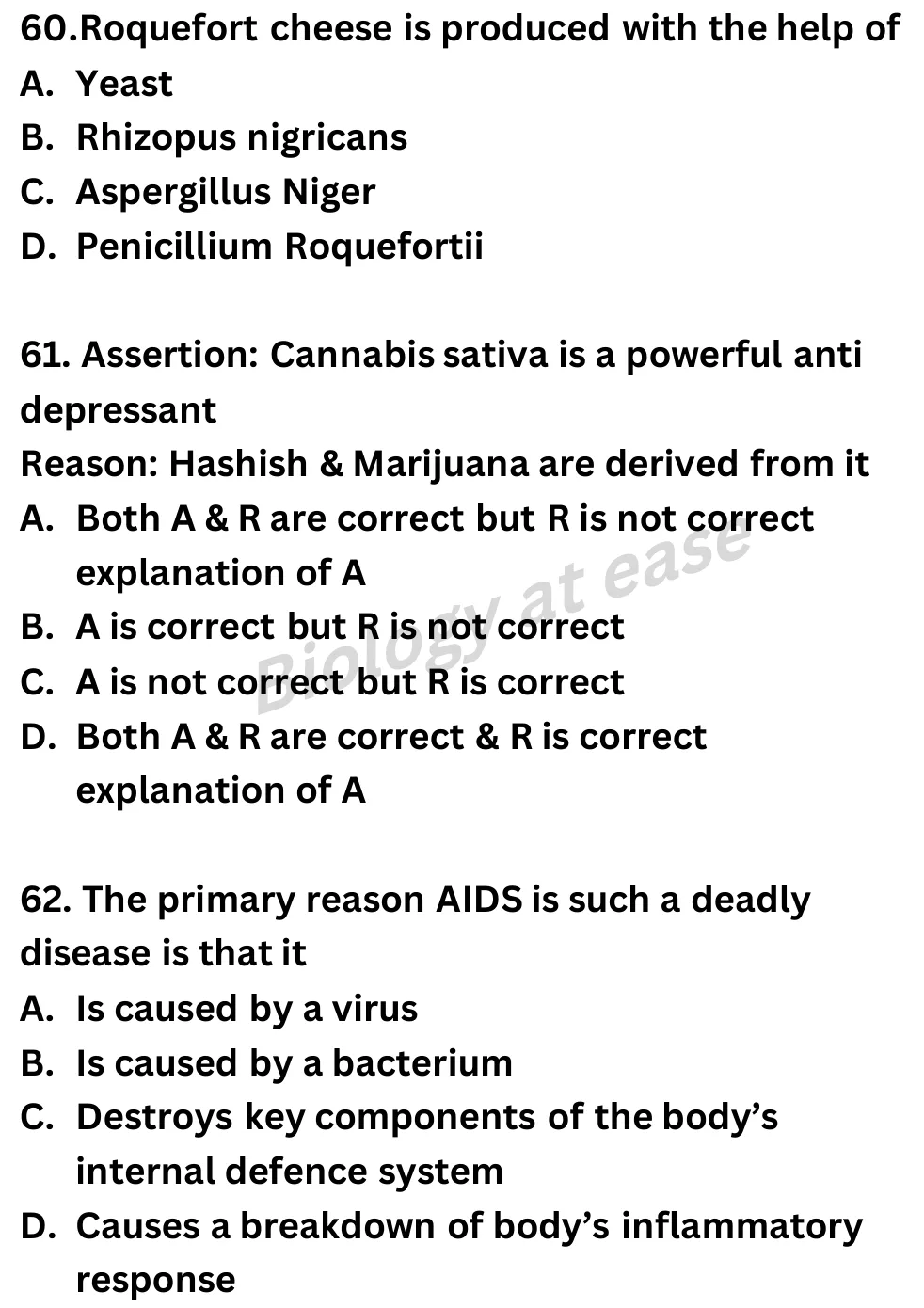 NEET Biology Full Mock 5 question sheet image 23