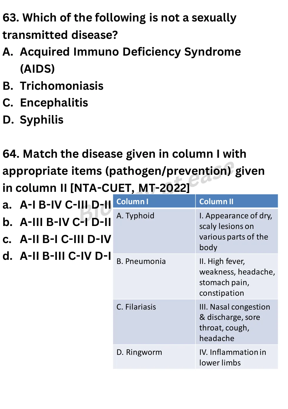 NEET Biology Full Mock 5 question sheet image 24