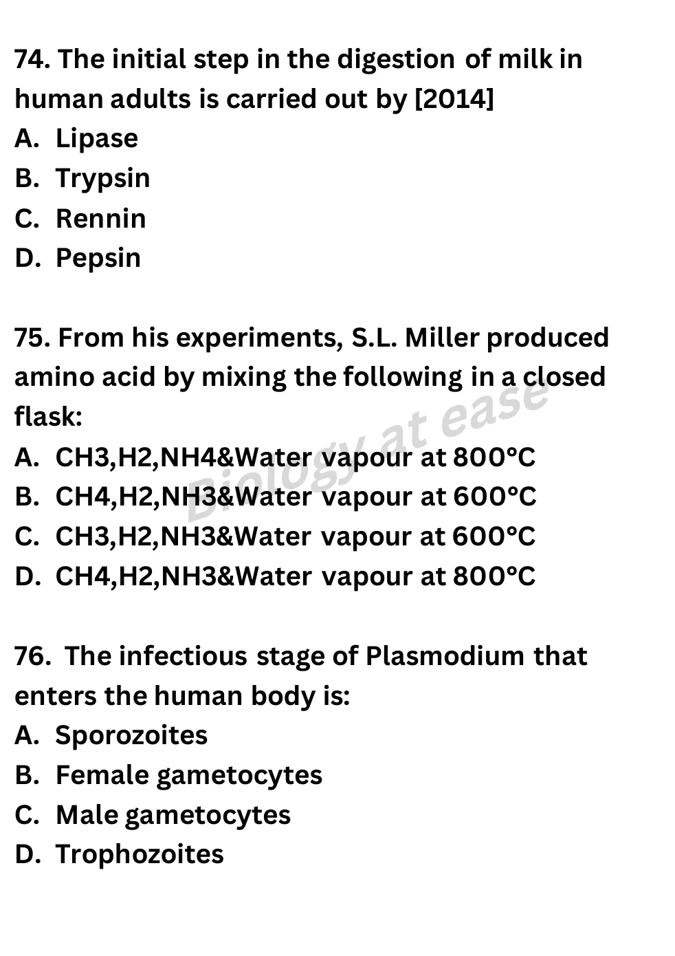 NEET Biology Full Mock 5 question sheet image 28