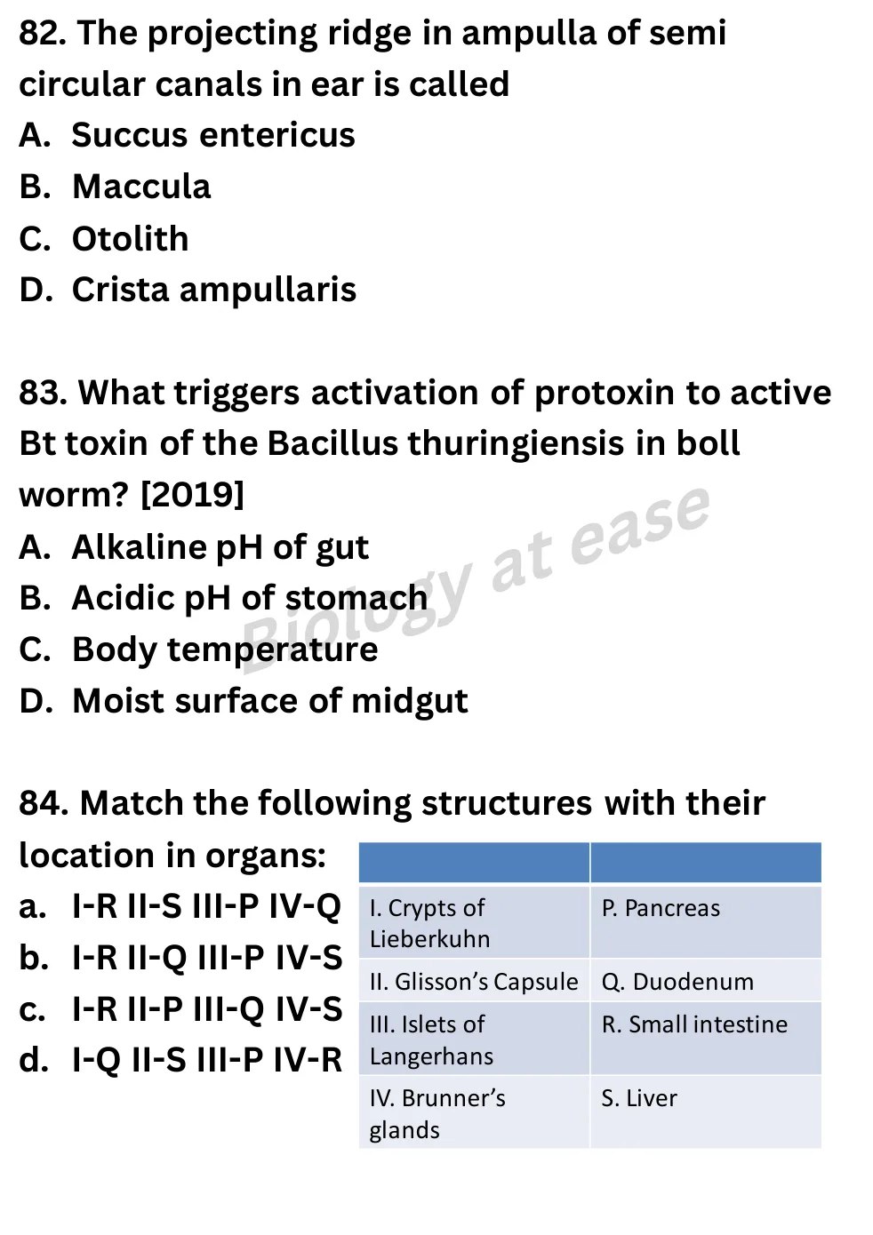 NEET Biology Full Mock 5 question sheet image 31