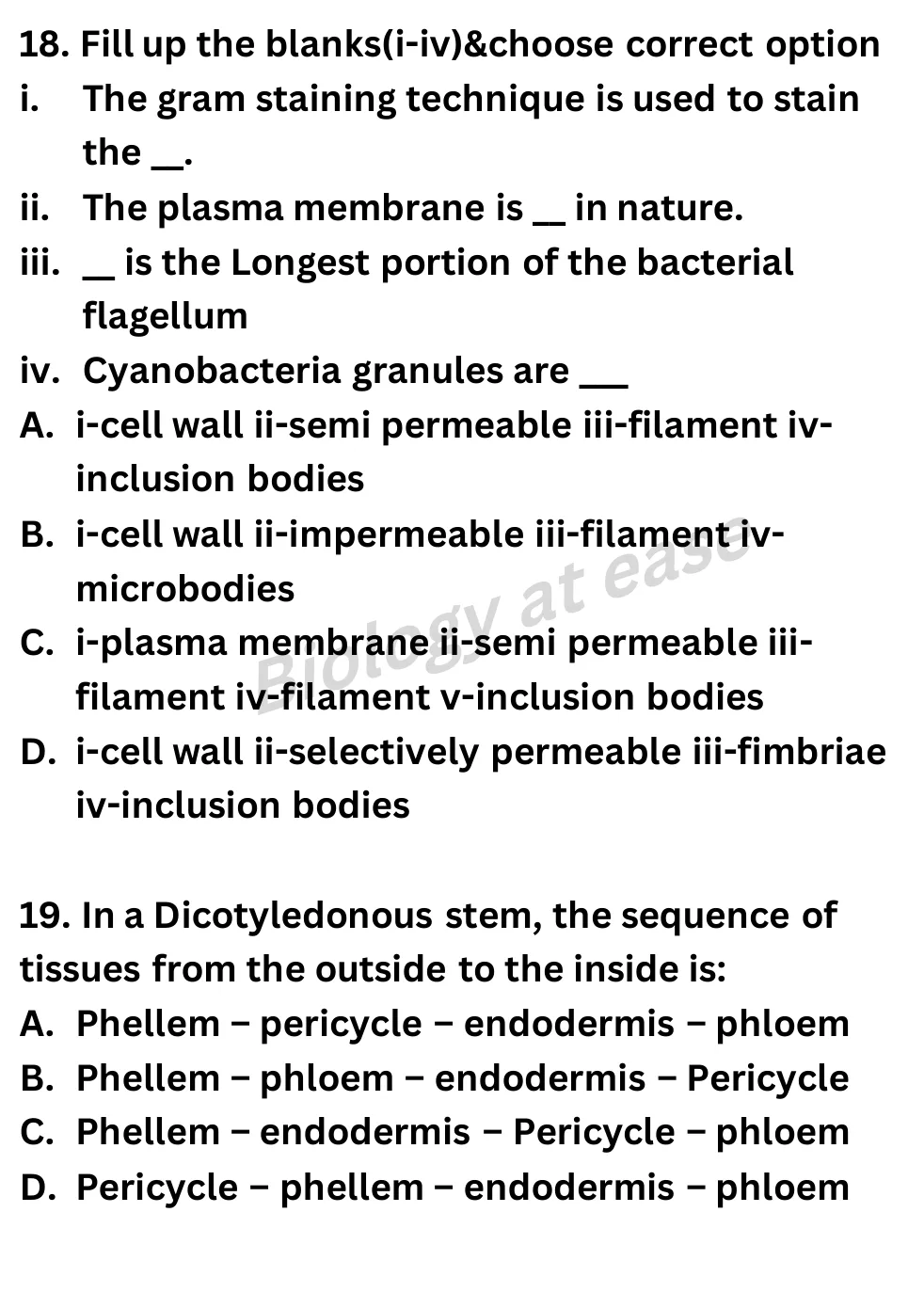 NEET Biology Full Mock 6 question sheet image 7
