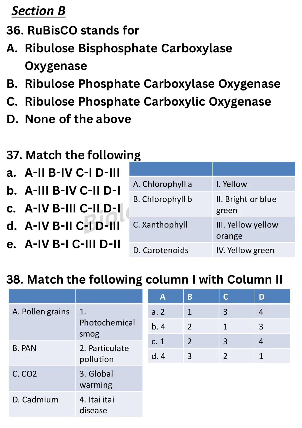 NEET Biology Full Mock 6 question sheet image 15