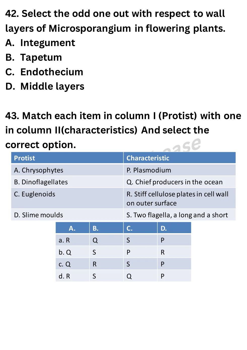 NEET Biology Full Mock 6 question sheet image 17