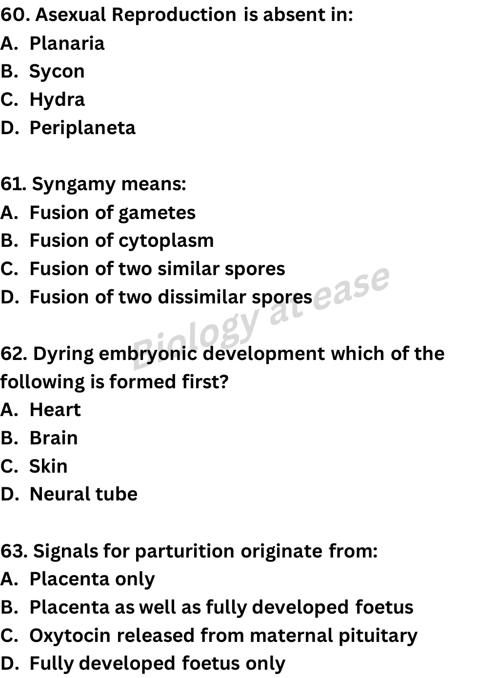 NEET Biology Full Mock 6 question sheet image 24