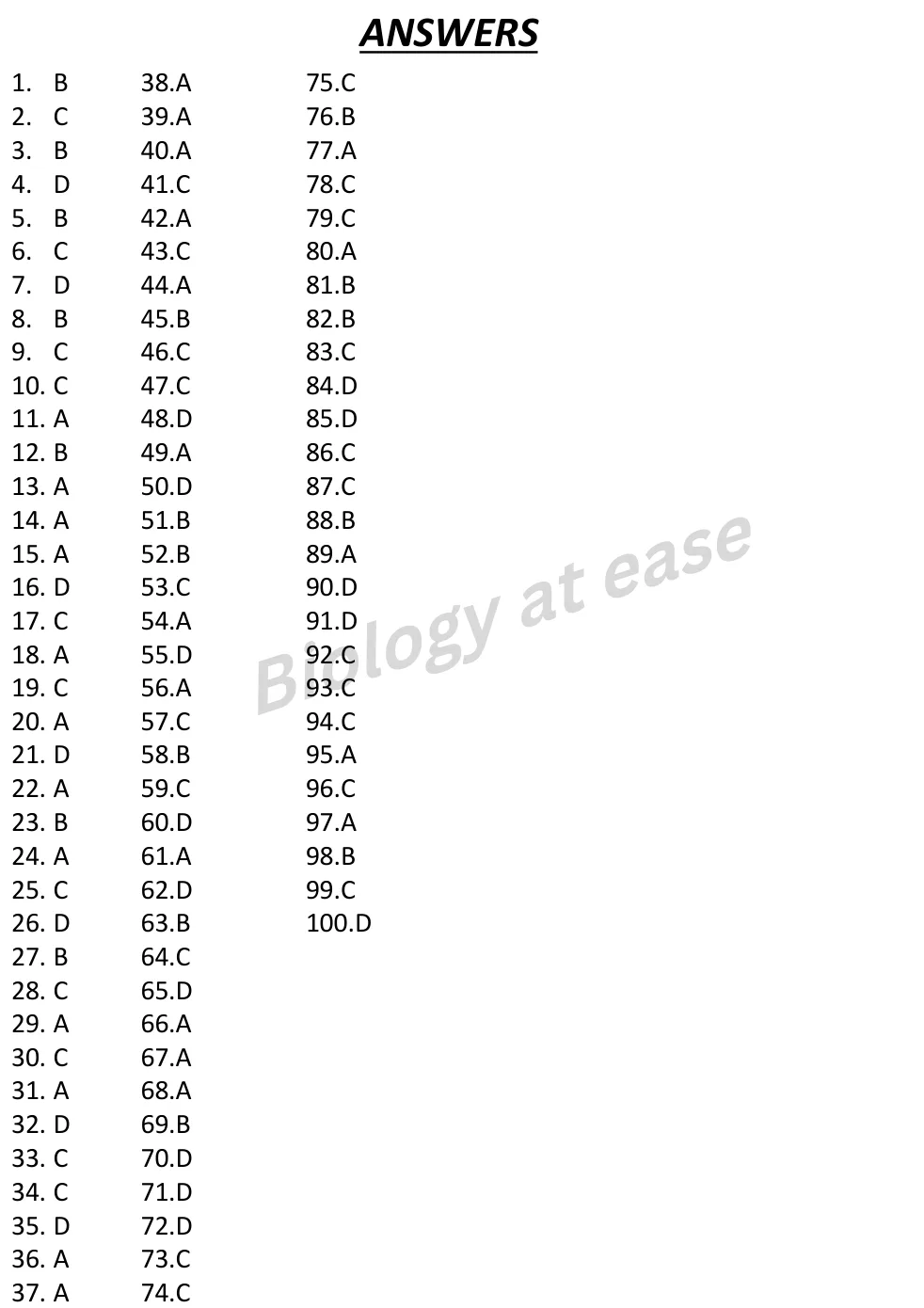 NEET Biology Full Mock 6 question sheet image 39