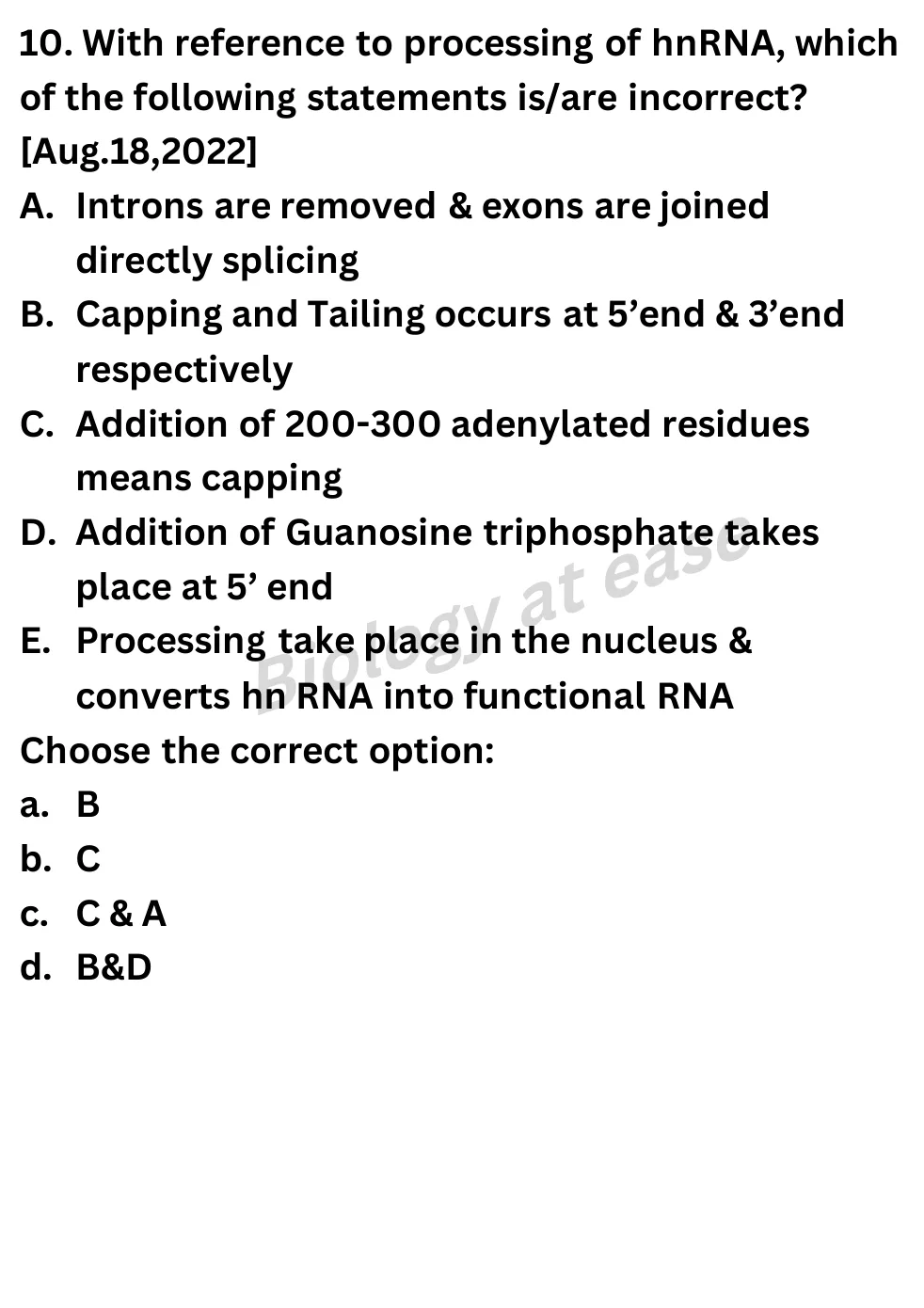 NEET Biology Full Mock 7 question sheet image 4
