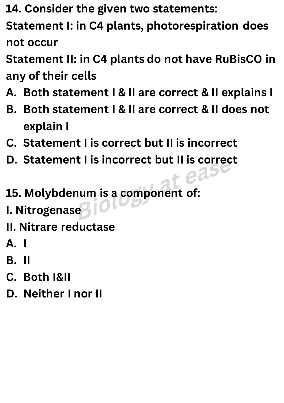 NEET Biology Full Mock 7 question sheet image 6