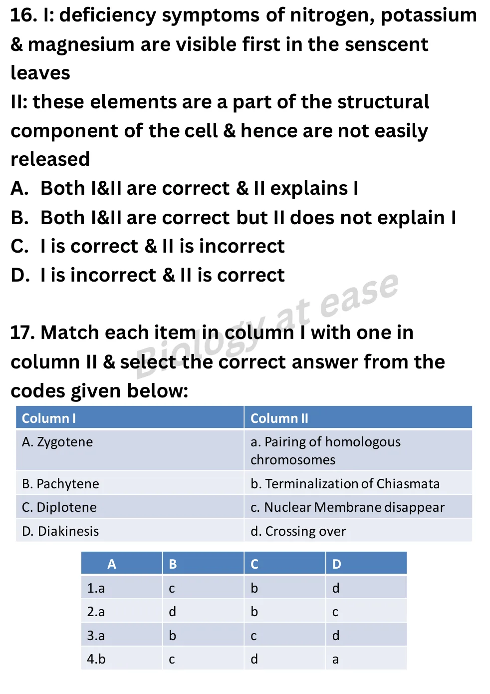 NEET Biology Full Mock 7 question sheet image 7