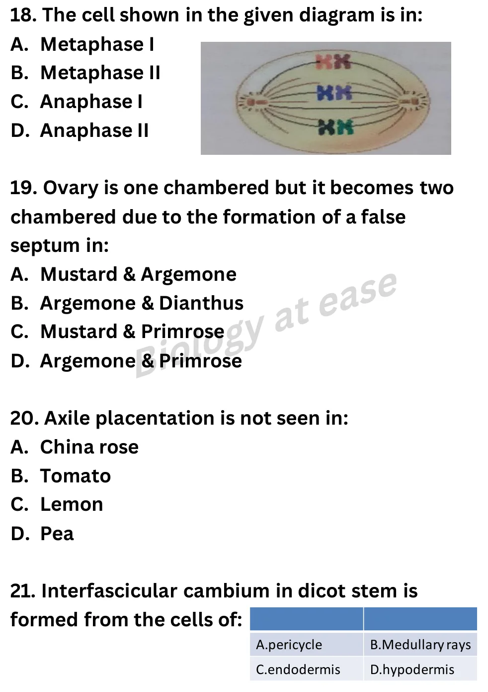 NEET Biology Full Mock 7 question sheet image 8