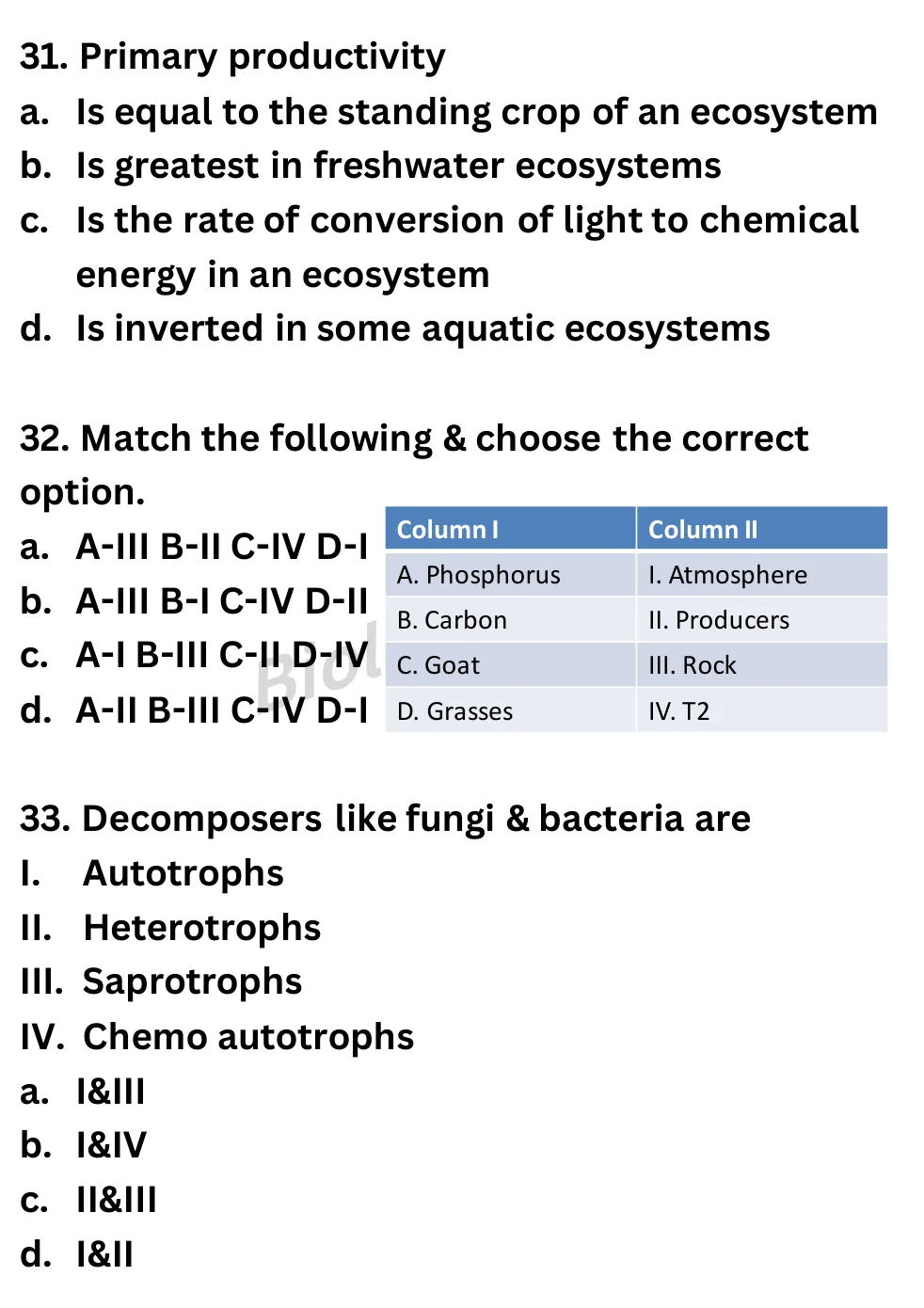 NEET Biology Full Mock 7 question sheet image 12