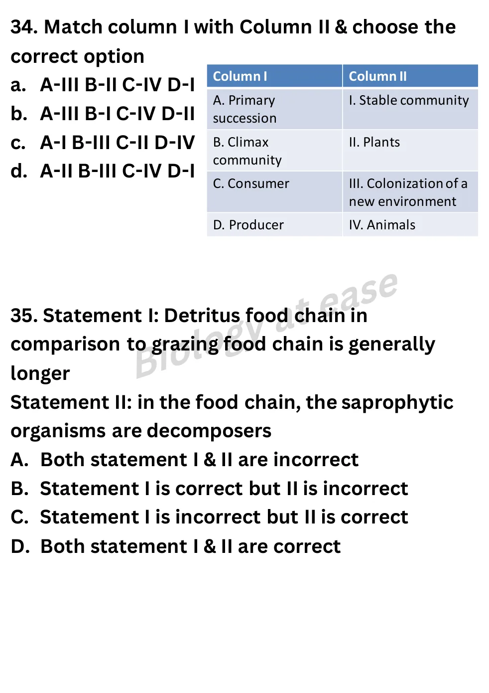 NEET Biology Full Mock 7 question sheet image 13