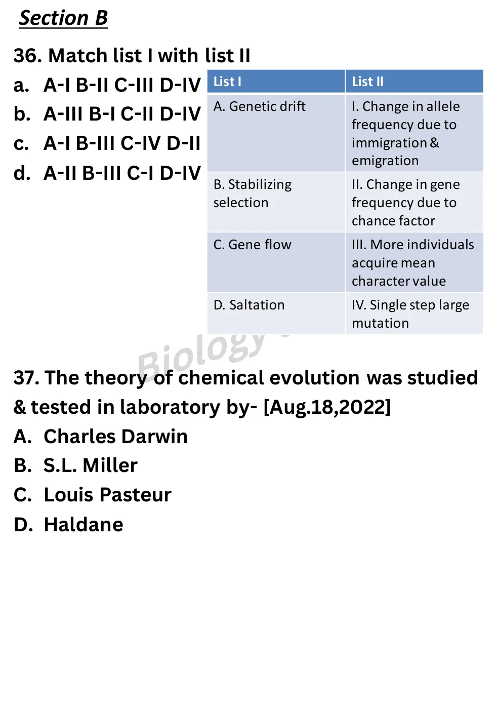 NEET Biology Full Mock 7 question sheet image 14
