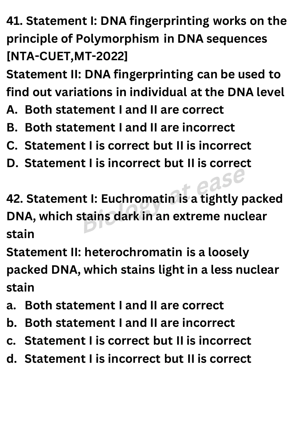 NEET Biology Full Mock 7 question sheet image 16