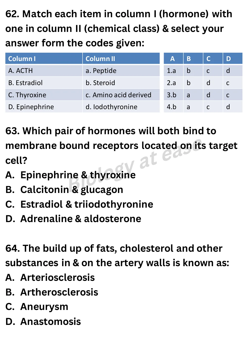 NEET Biology Full Mock 7 question sheet image 24
