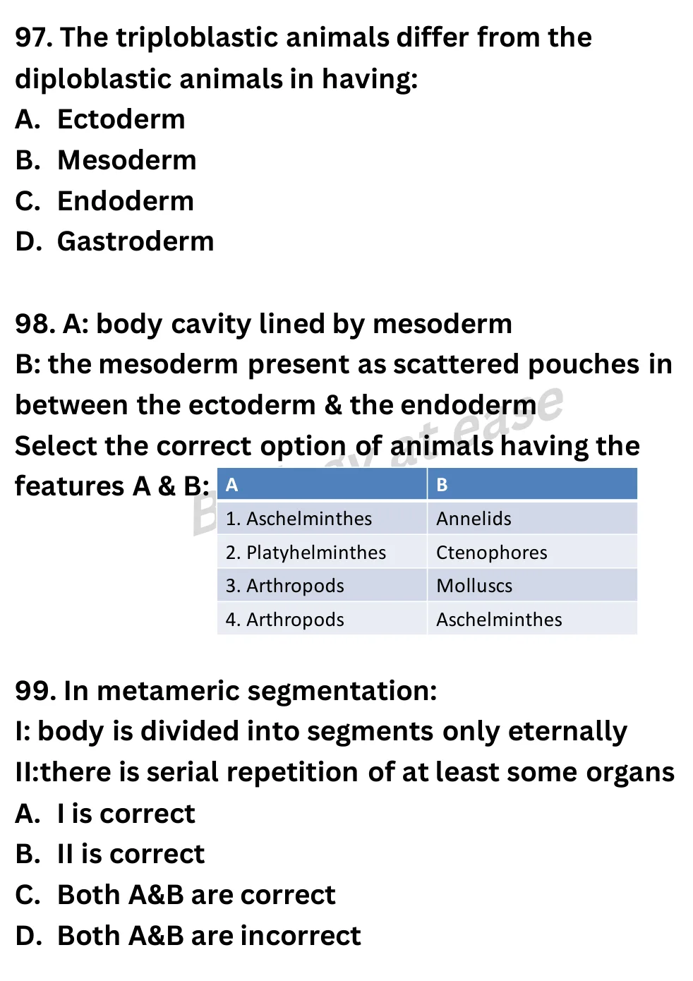 NEET Biology Full Mock 7 question sheet image 38