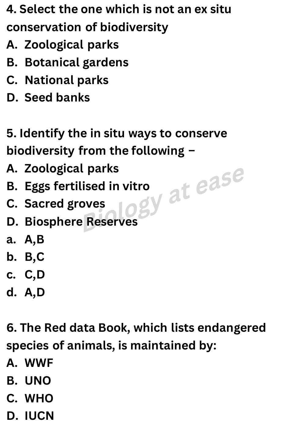 NEET Biology Full Mock 8 question sheet image 2
