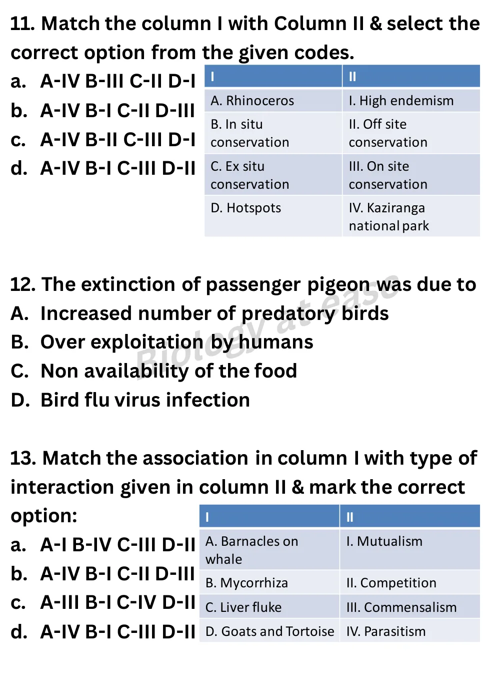 NEET Biology Full Mock 8 question sheet image 5