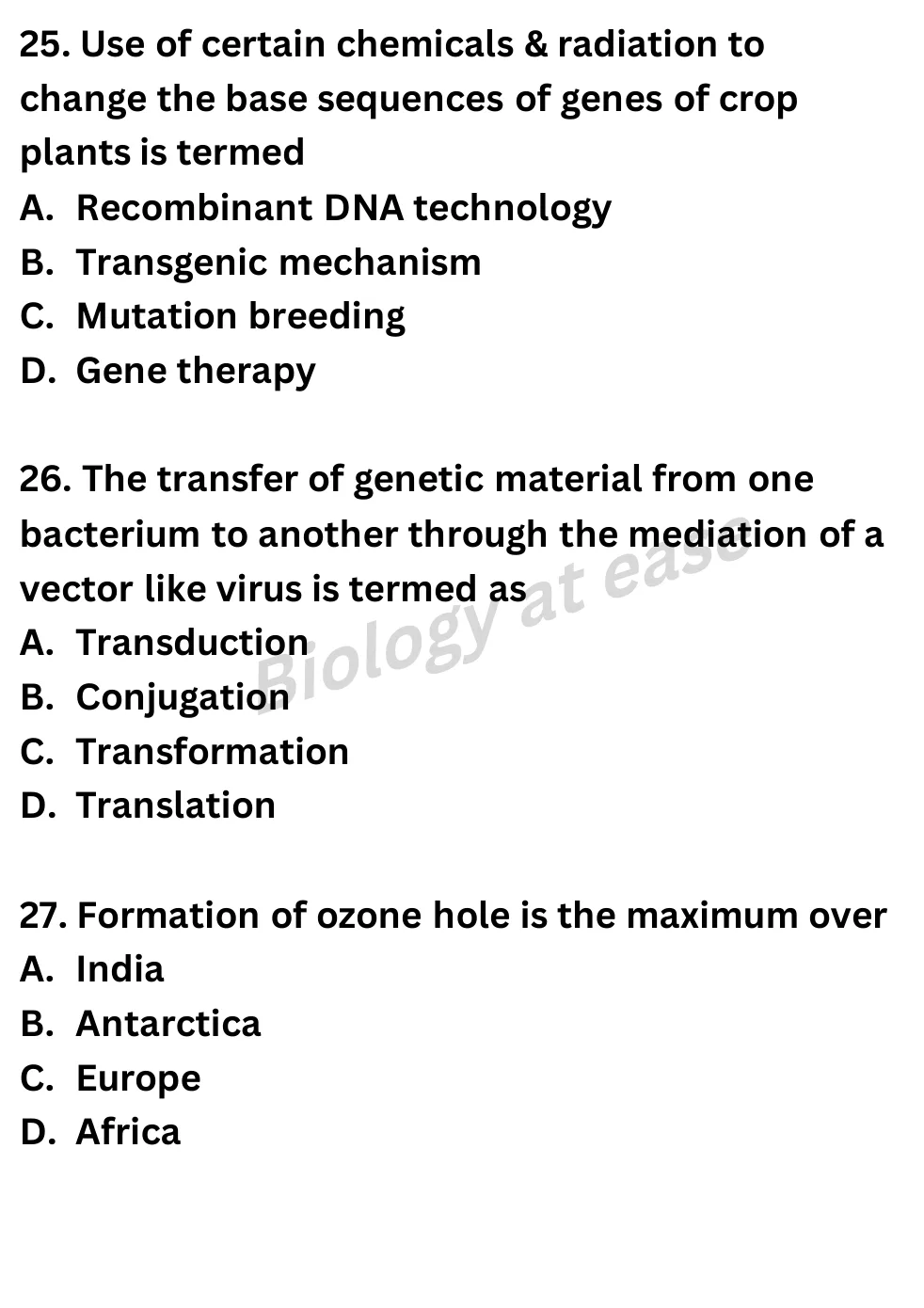 NEET Biology Full Mock 8 question sheet image 10