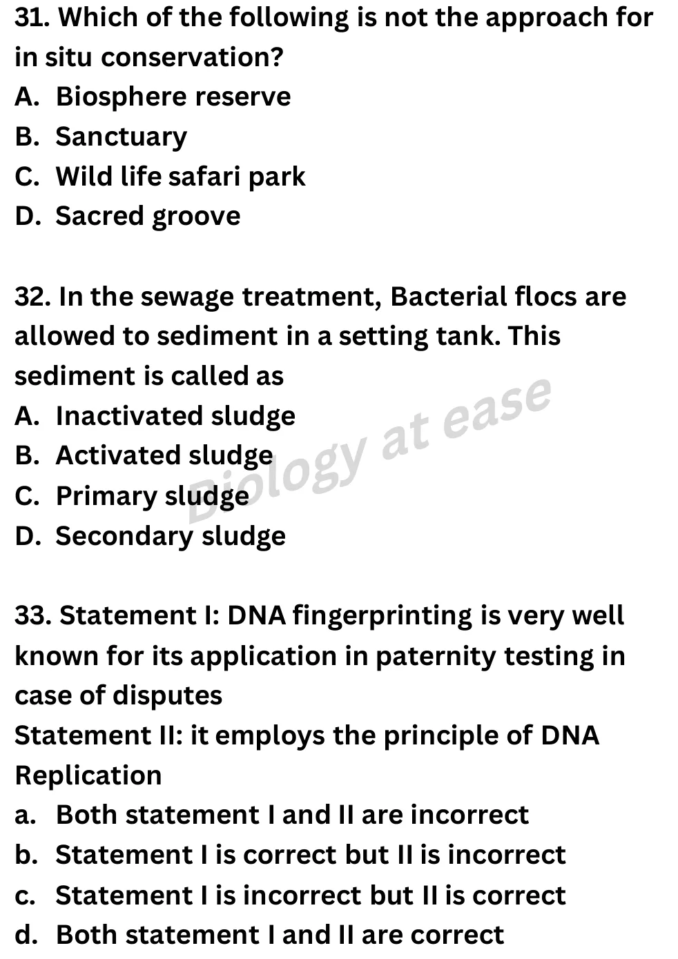 NEET Biology Full Mock 8 question sheet image 12