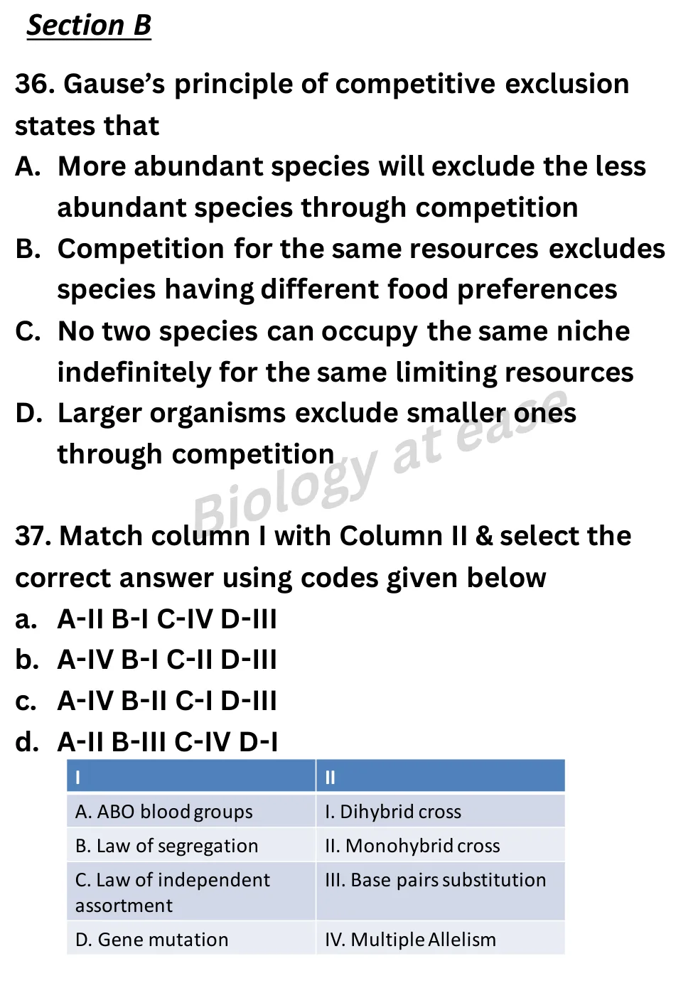 NEET Biology Full Mock 8 question sheet image 14