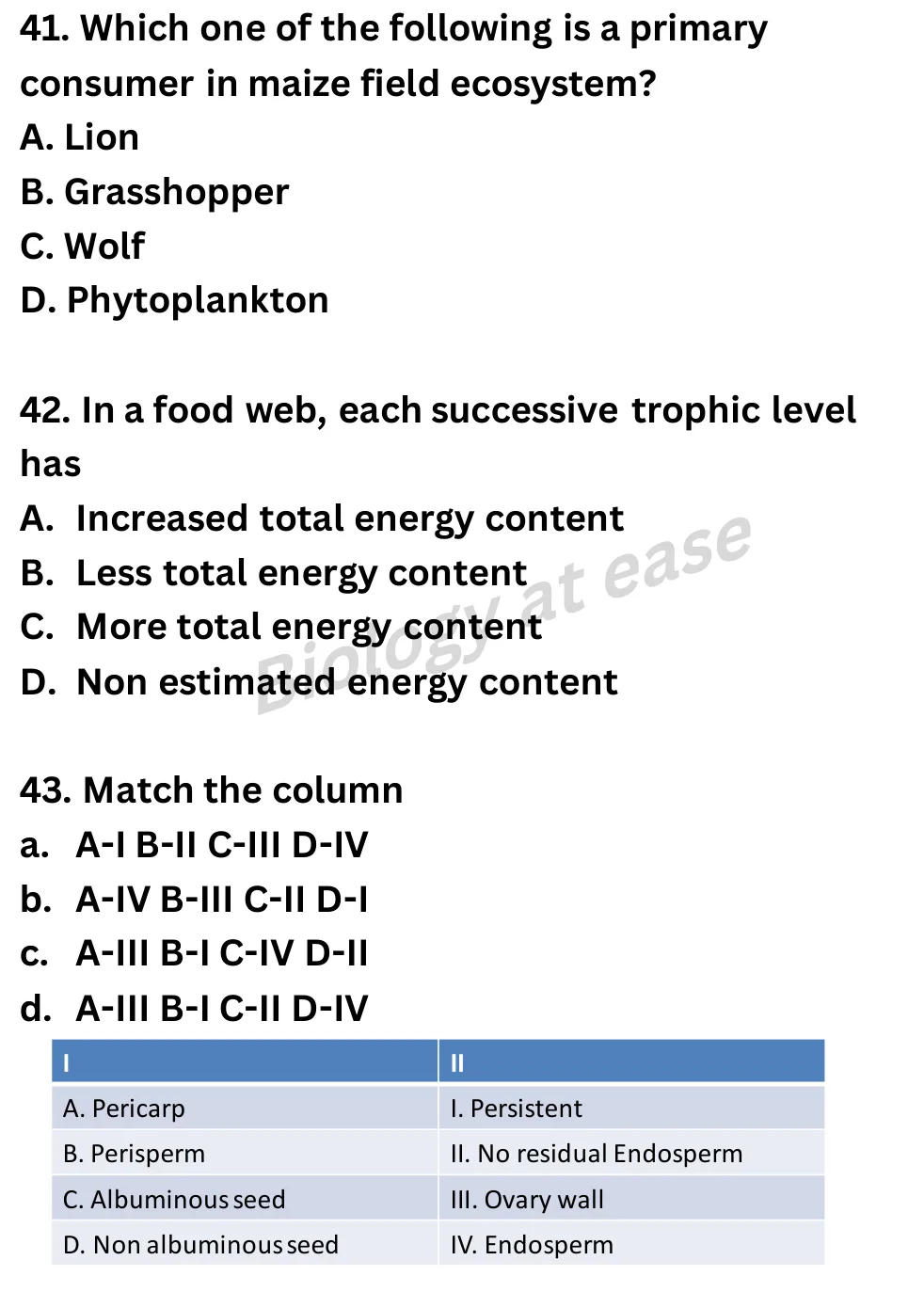 NEET Biology Full Mock 8 question sheet image 16