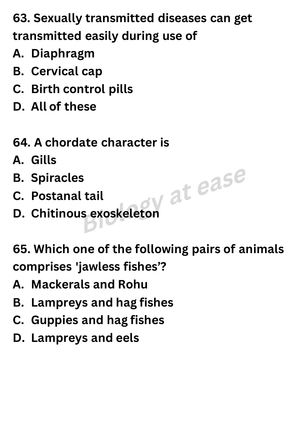 NEET Biology Full Mock 8 question sheet image 24