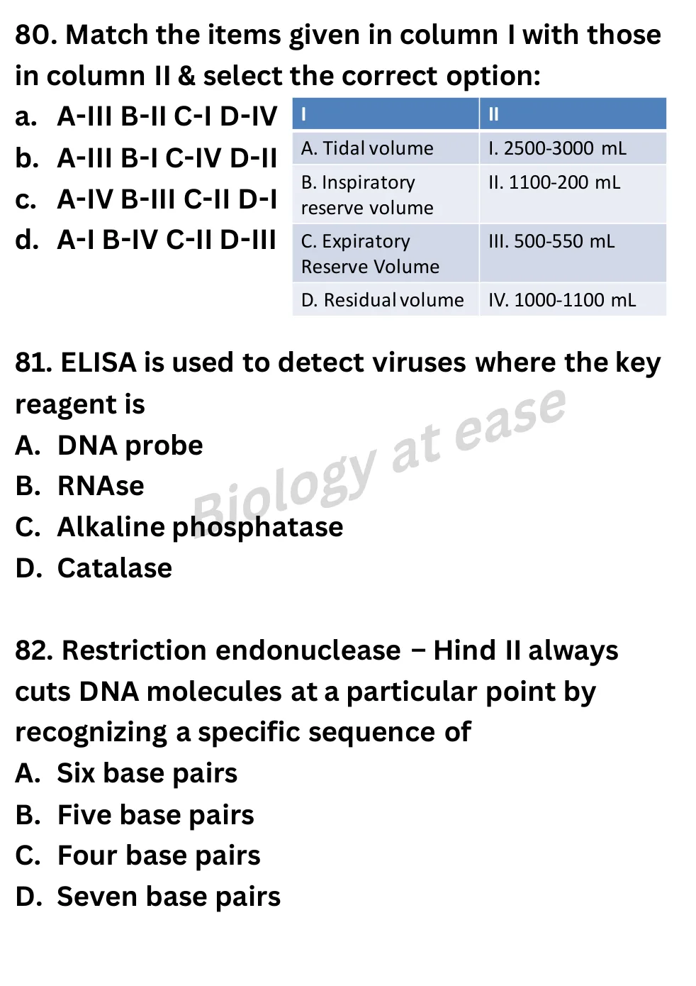 NEET Biology Full Mock 8 question sheet image 30
