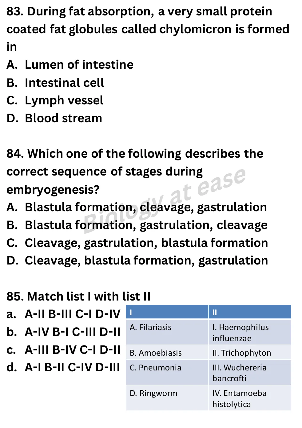 NEET Biology Full Mock 8 question sheet image 31