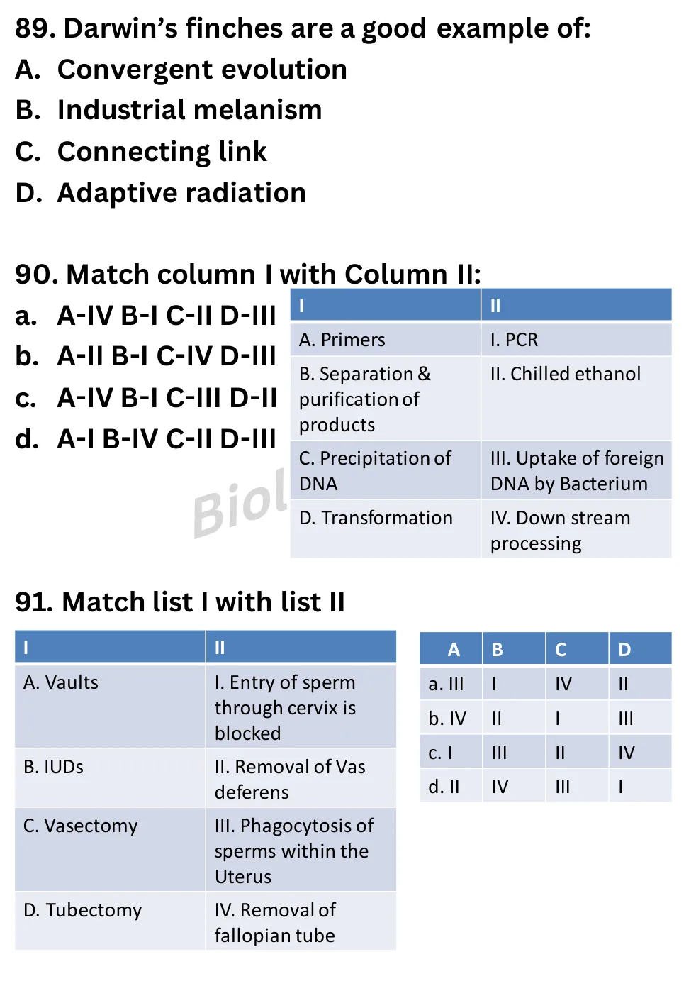 NEET Biology Full Mock 8 question sheet image 33
