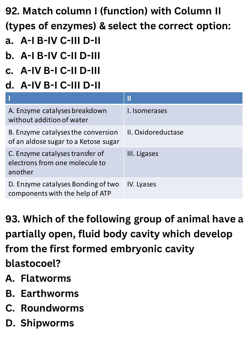 NEET Biology Full Mock 8 question sheet image 34