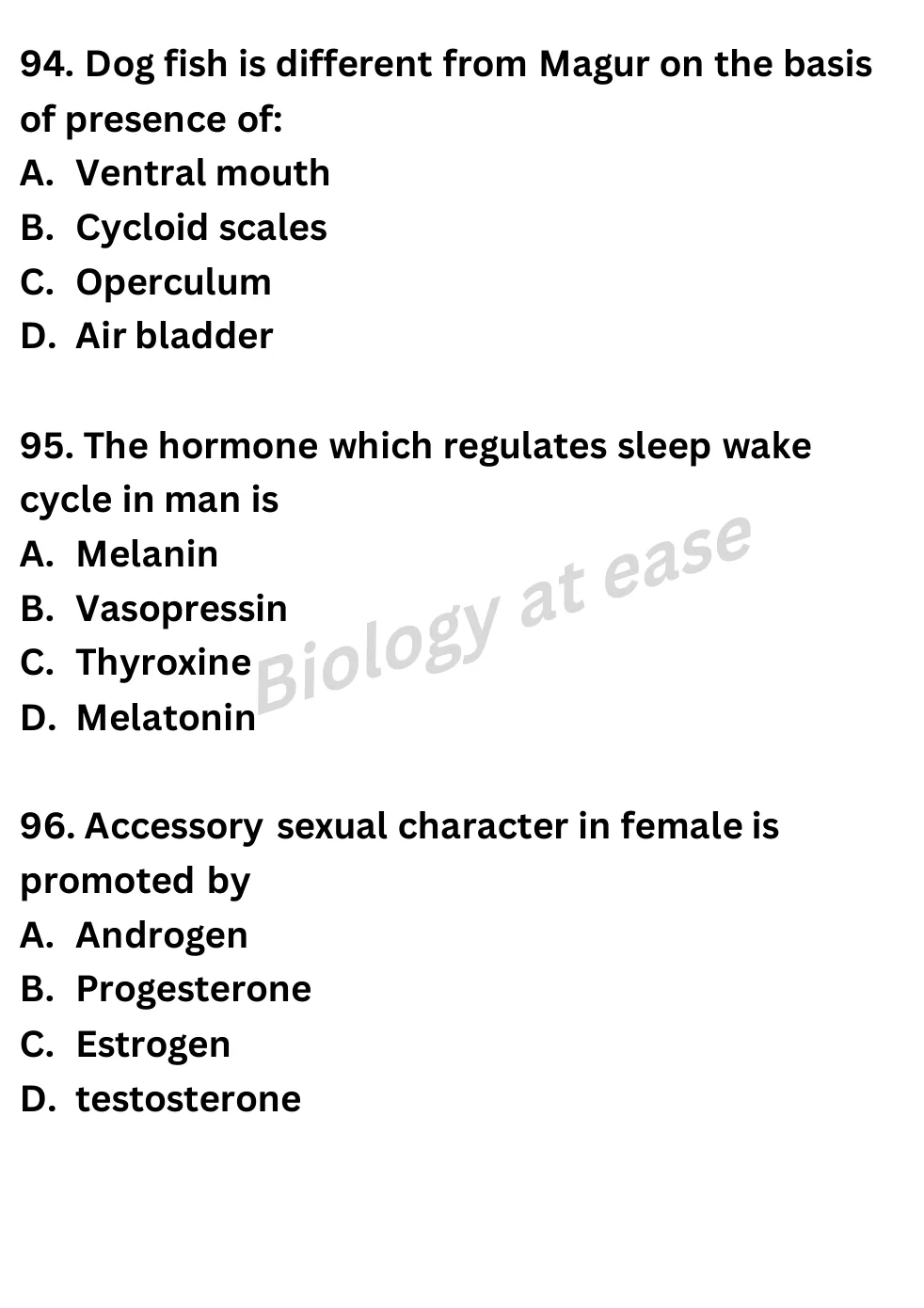 NEET Biology Full Mock 8 question sheet image 35