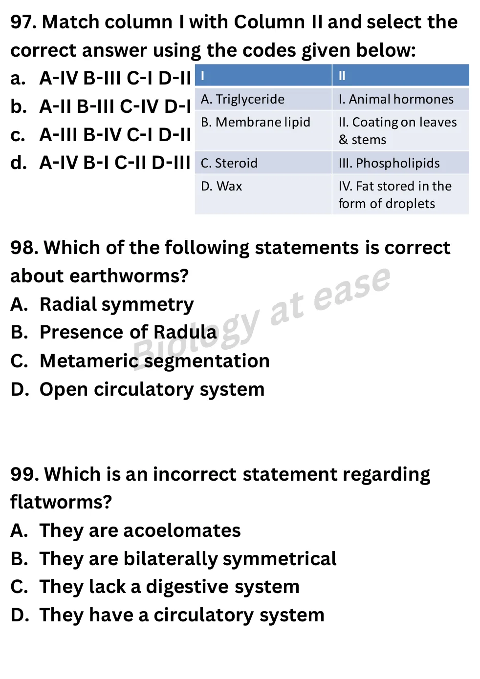 NEET Biology Full Mock 8 question sheet image 36