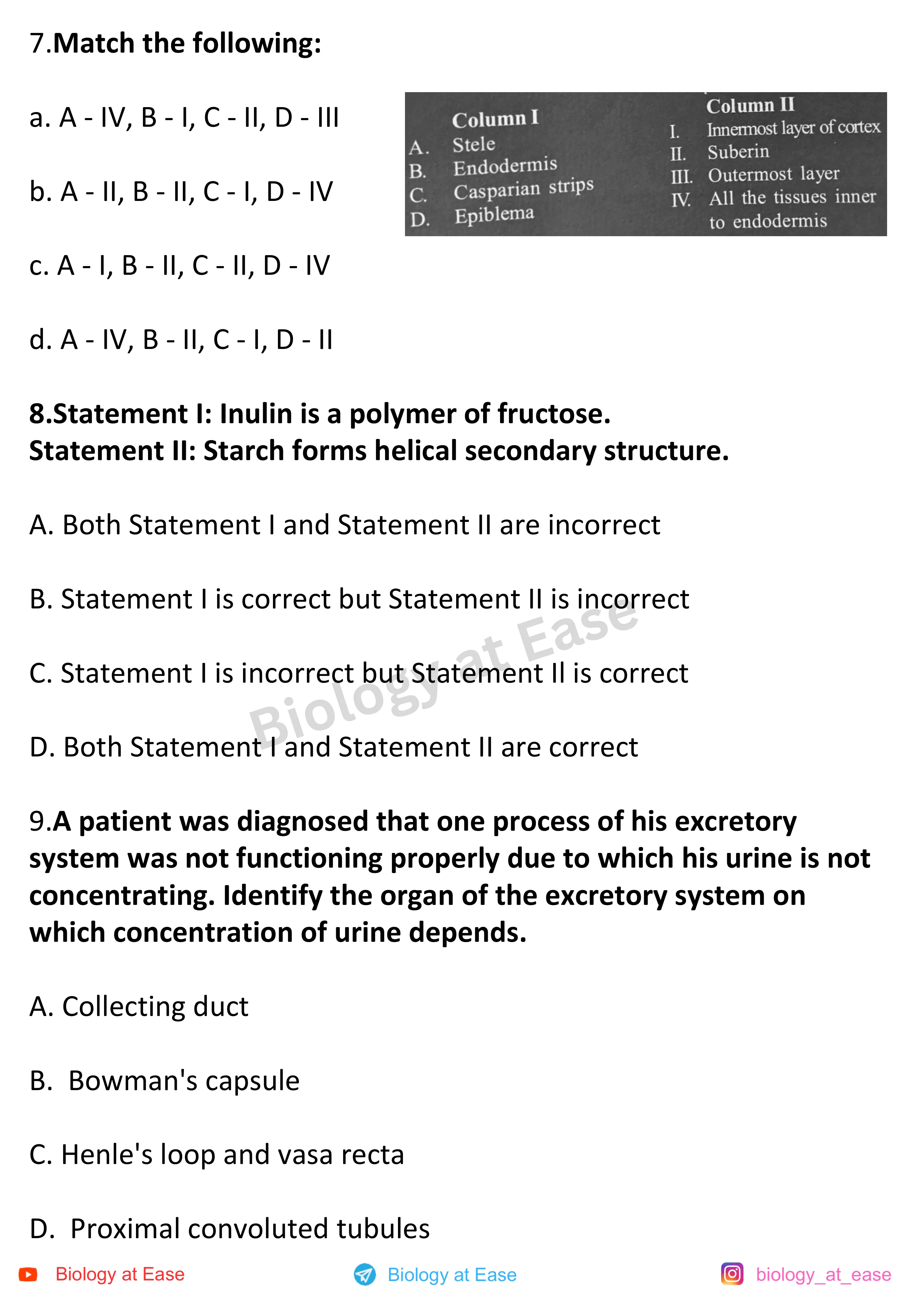 NEET Biology Full Mock question sheet image 3