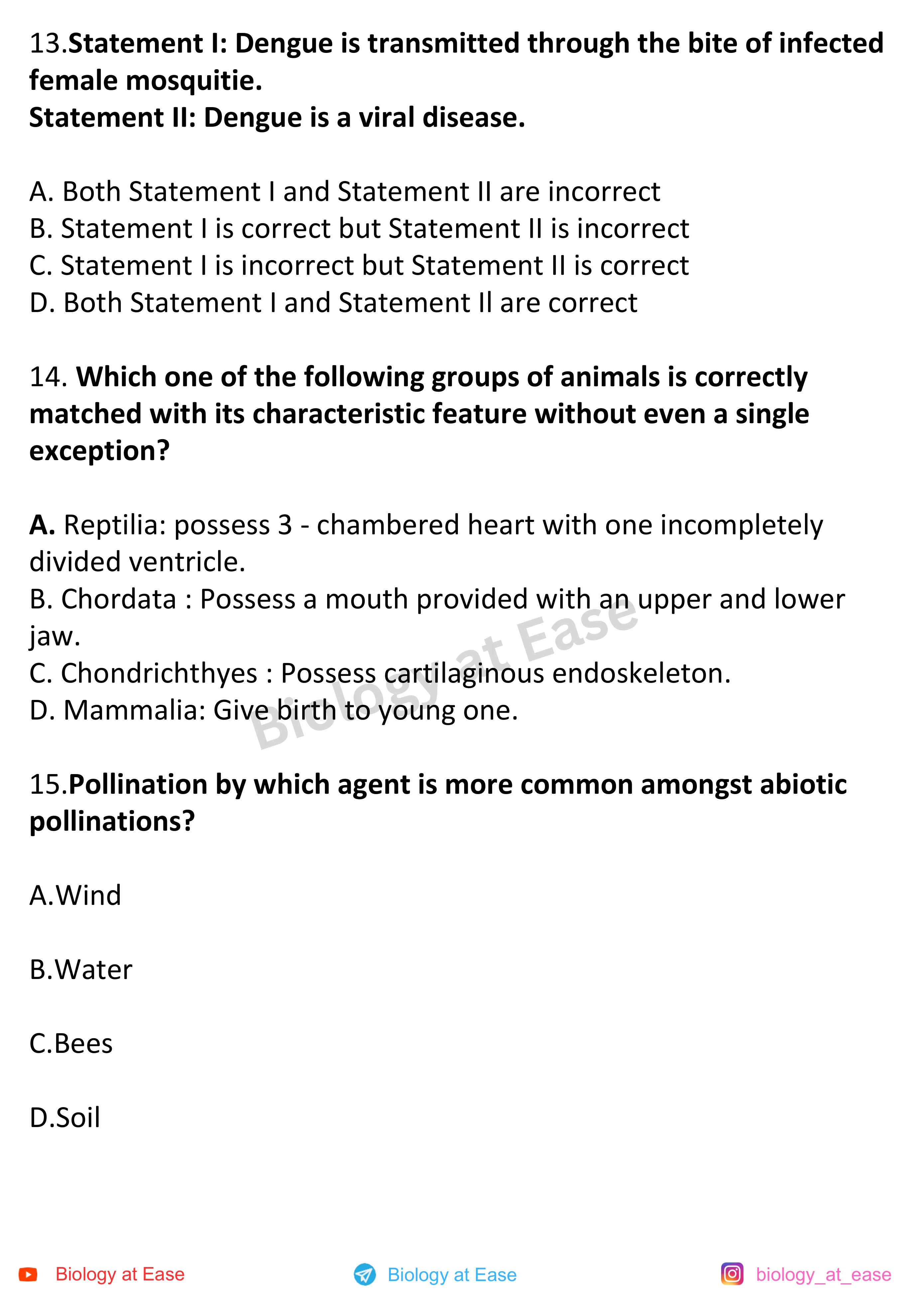 NEET Biology Full Mock question sheet image 5
