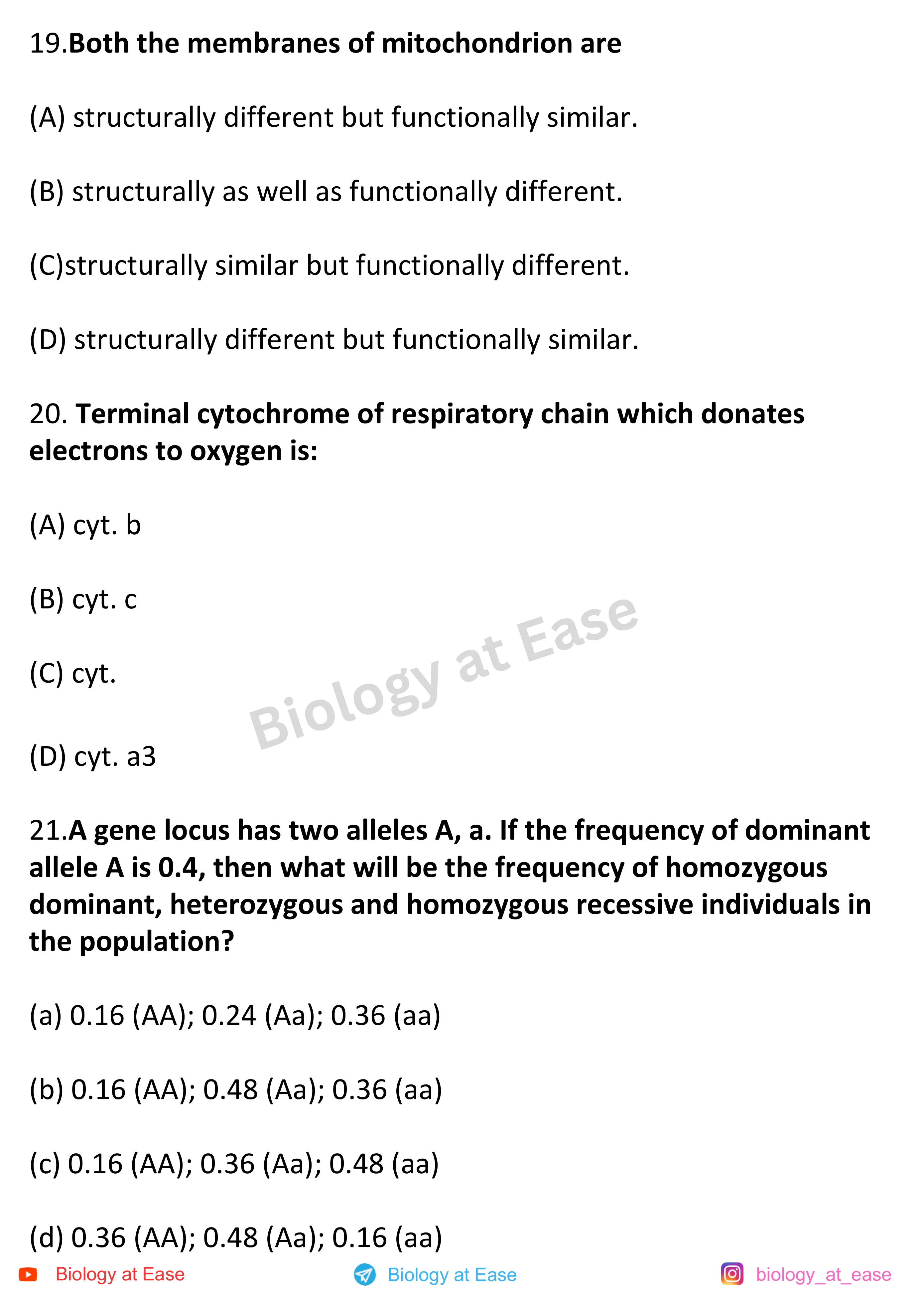NEET Biology Full Mock question sheet image 7