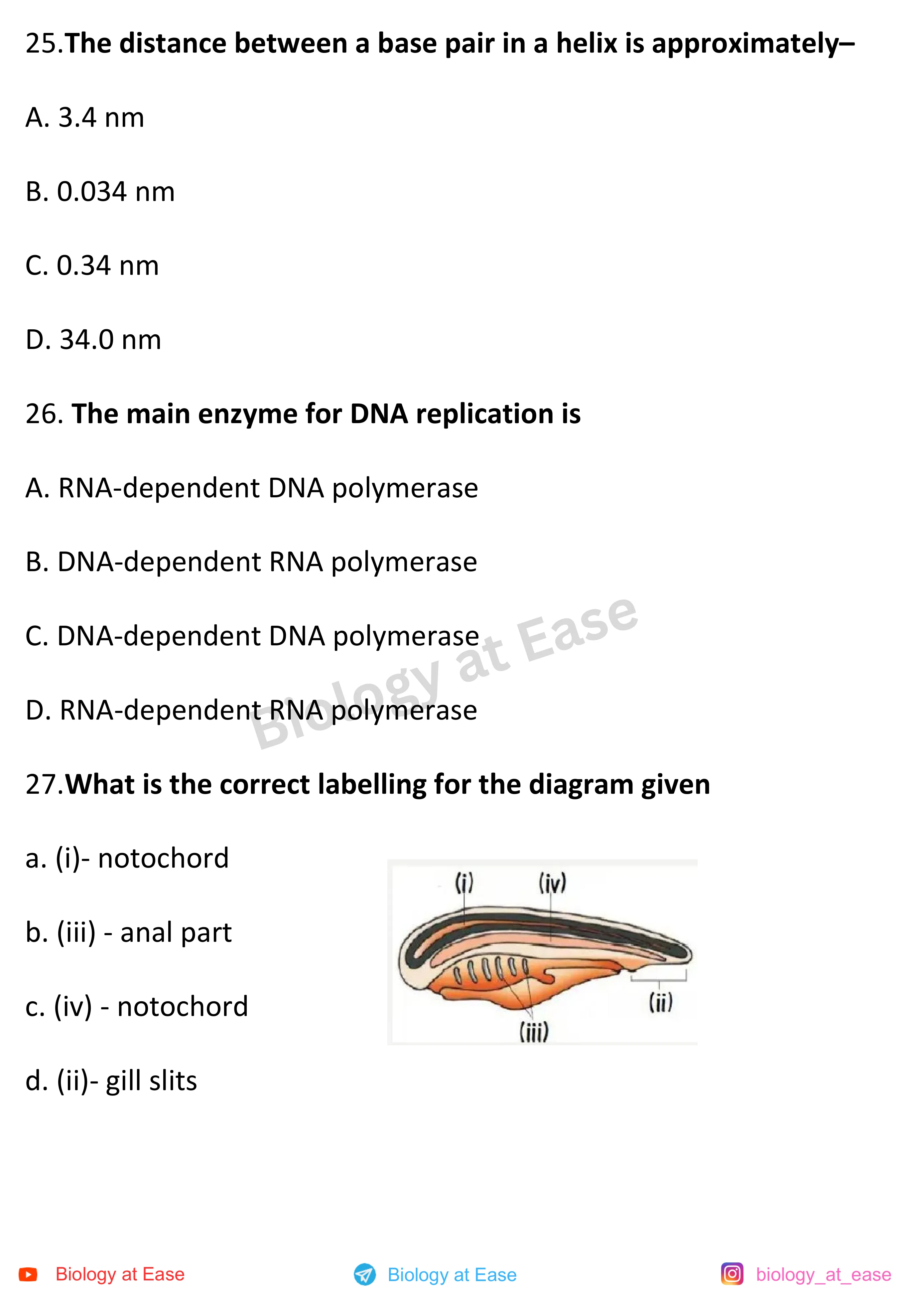 NEET Biology Full Mock question sheet image 9