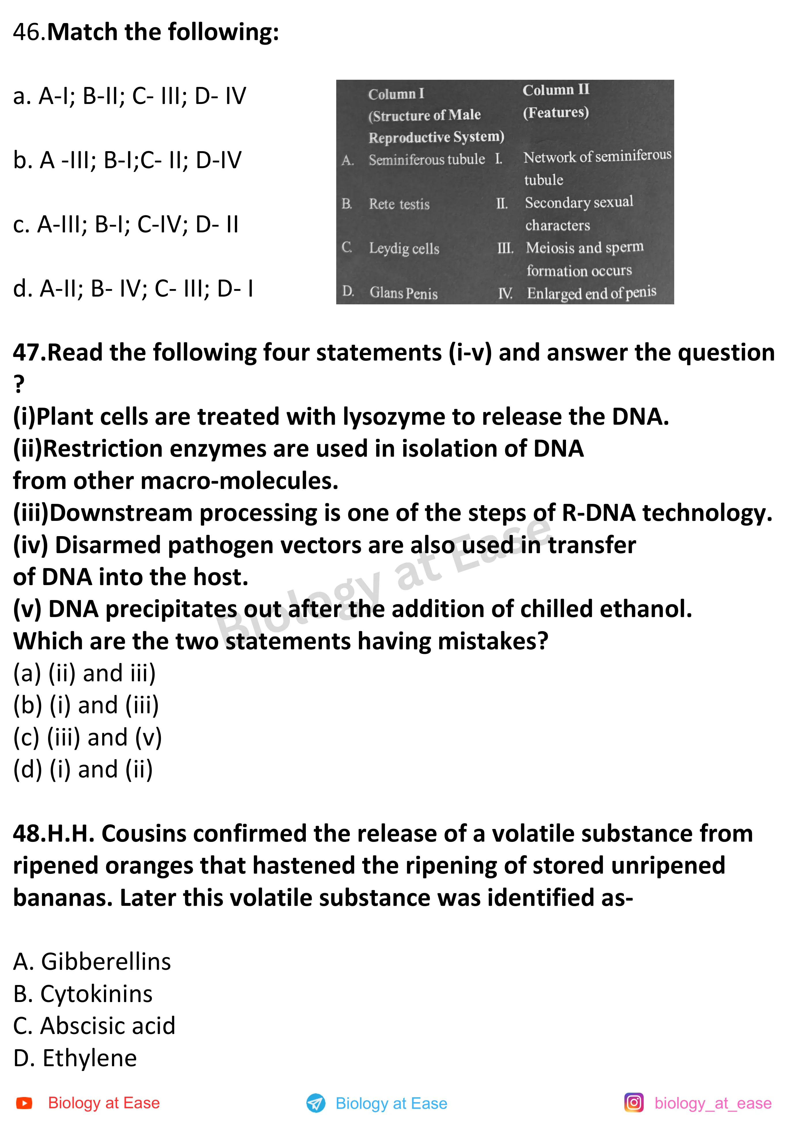 NEET Biology Full Mock question sheet image 16