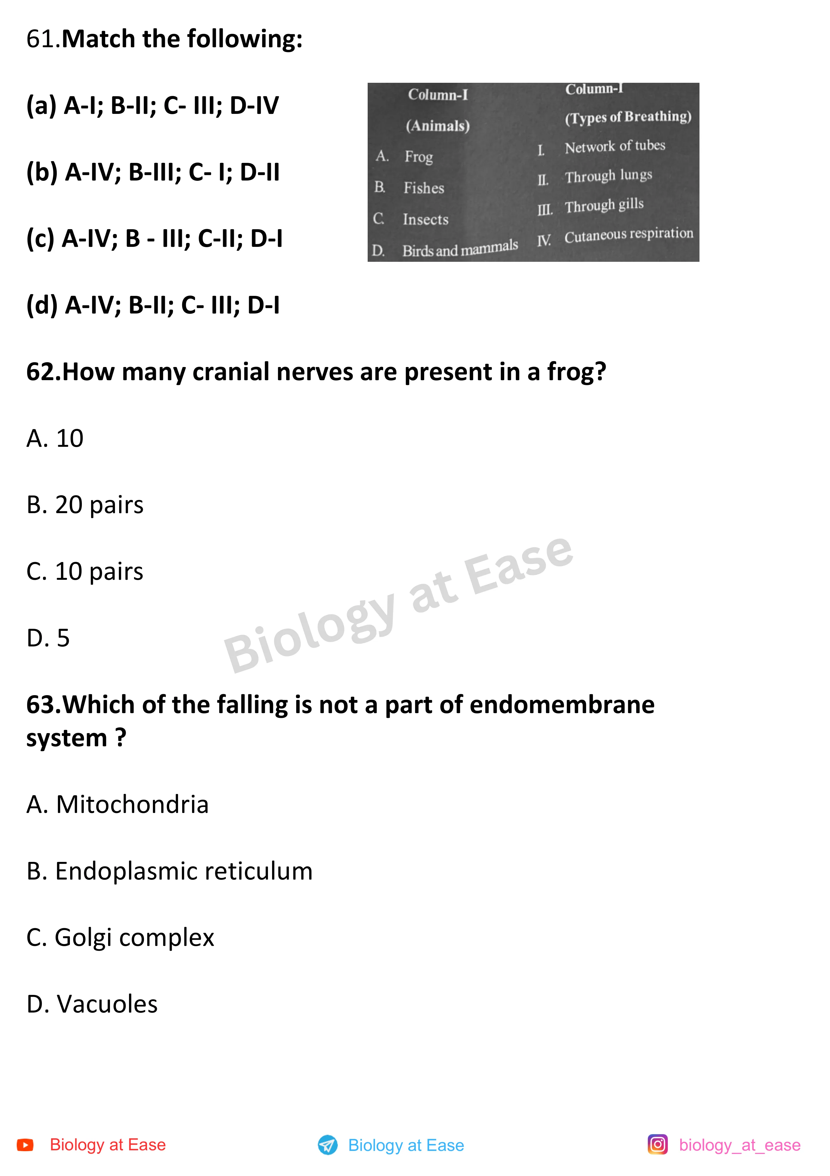 NEET Biology Full Mock question sheet image 21