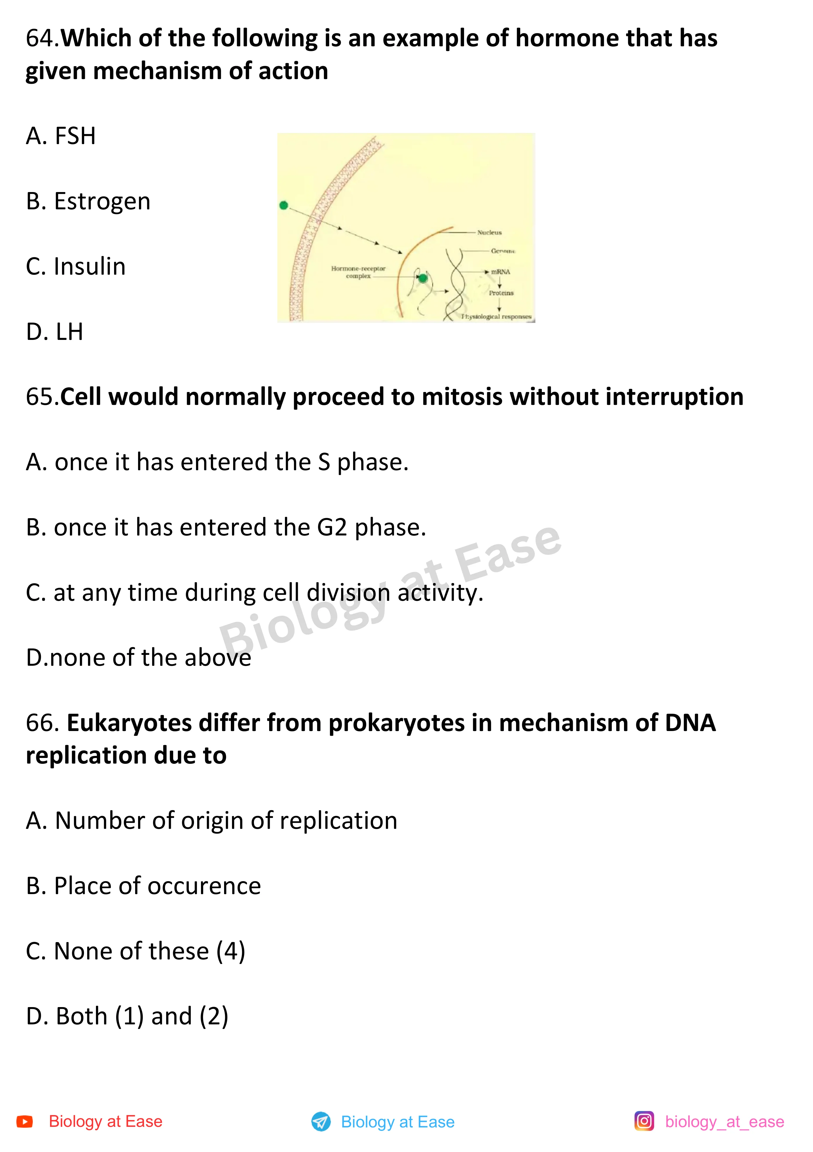 NEET Biology Full Mock question sheet image 22