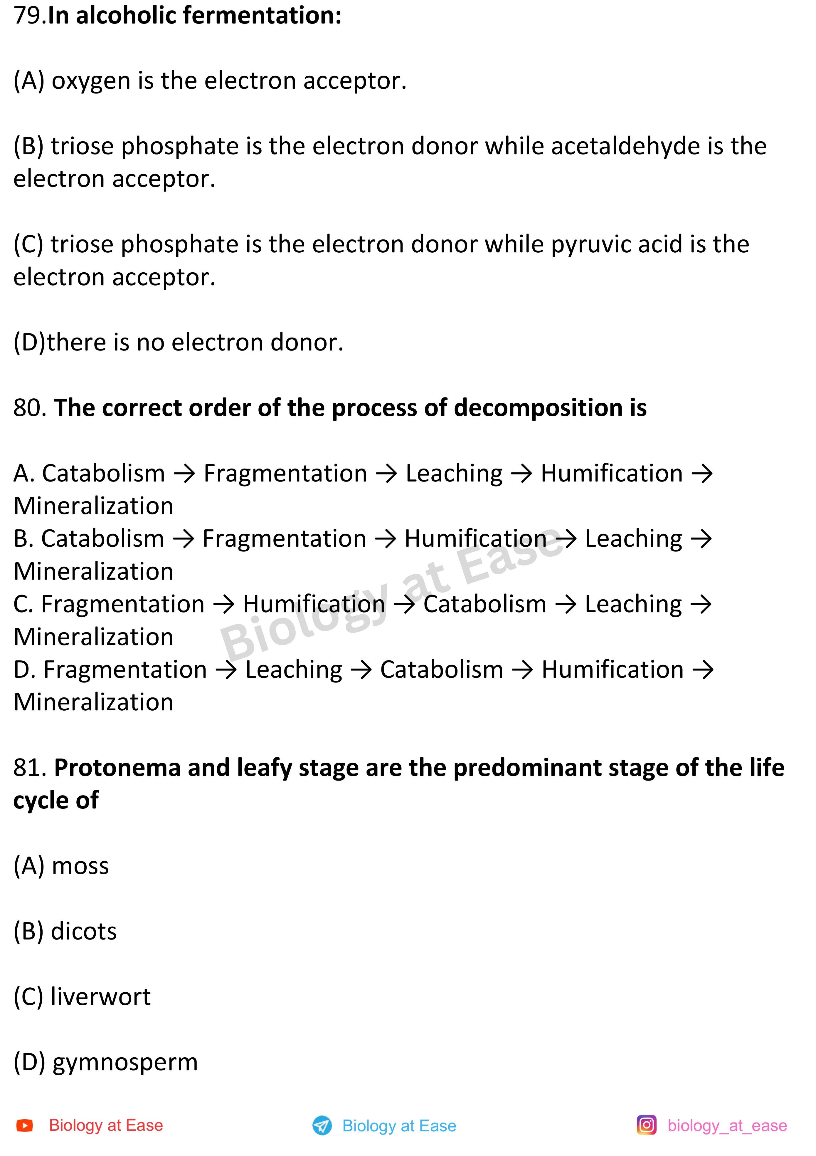 NEET Biology Full Mock question sheet image 27
