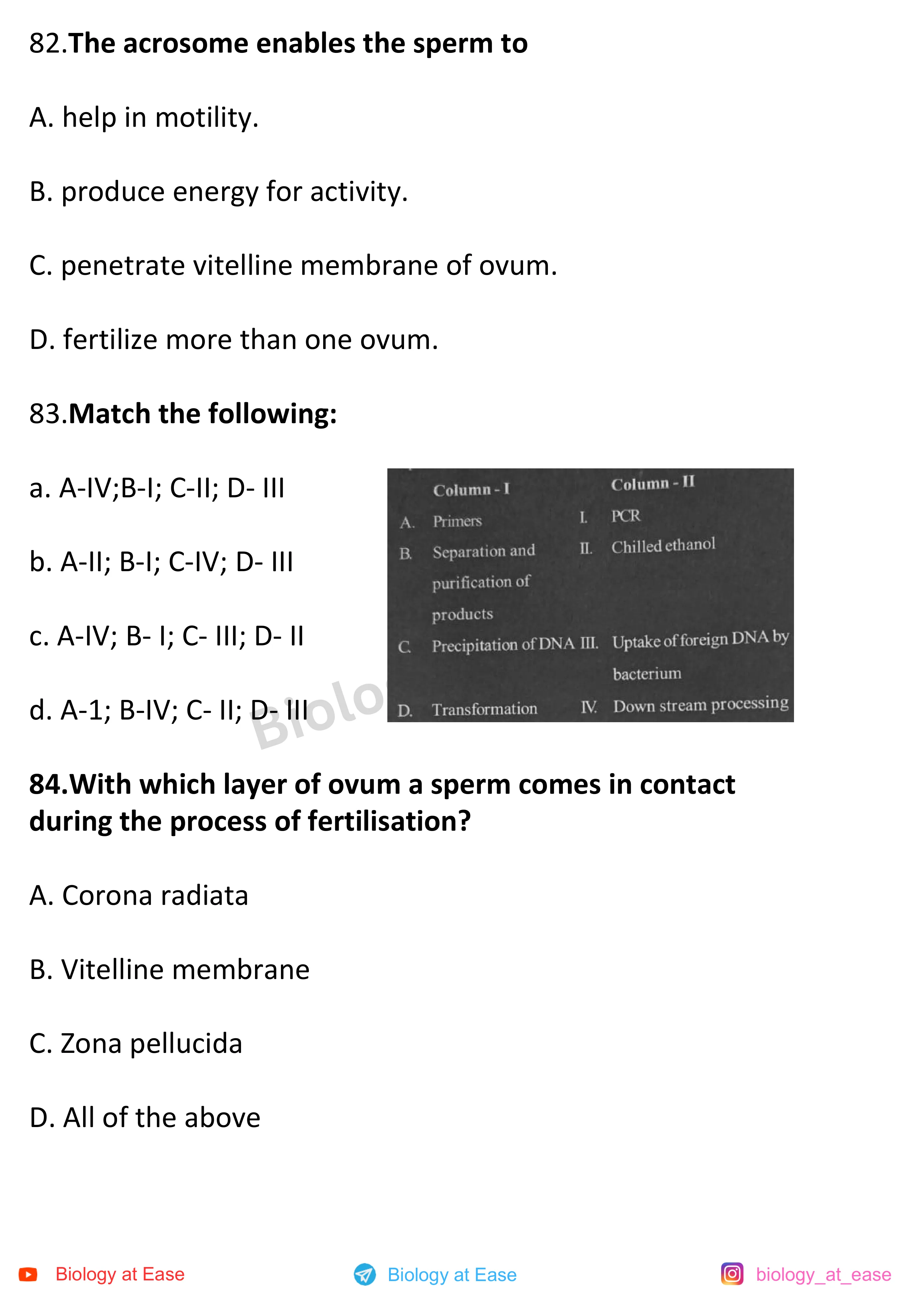 NEET Biology Full Mock question sheet image 28