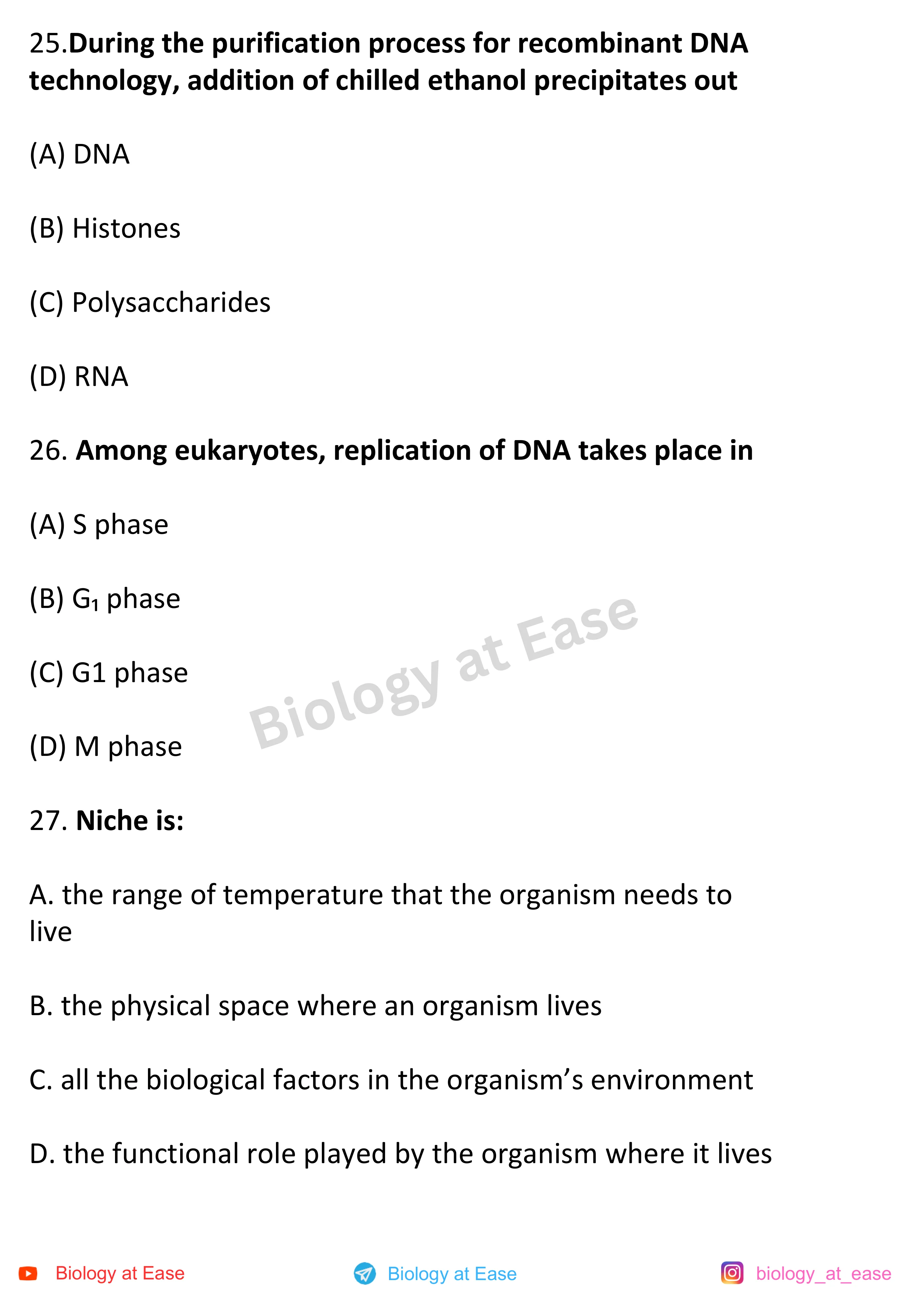 NEET Biology Full Syllabus Mock question sheet image 9