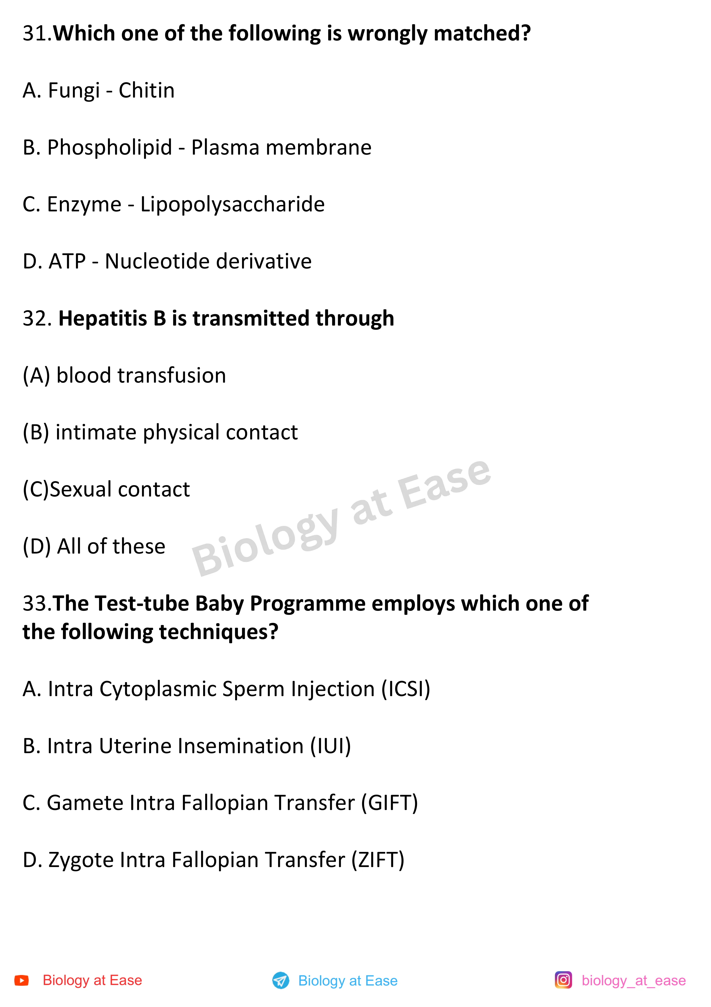 NEET Biology Full Syllabus Mock question sheet image 11