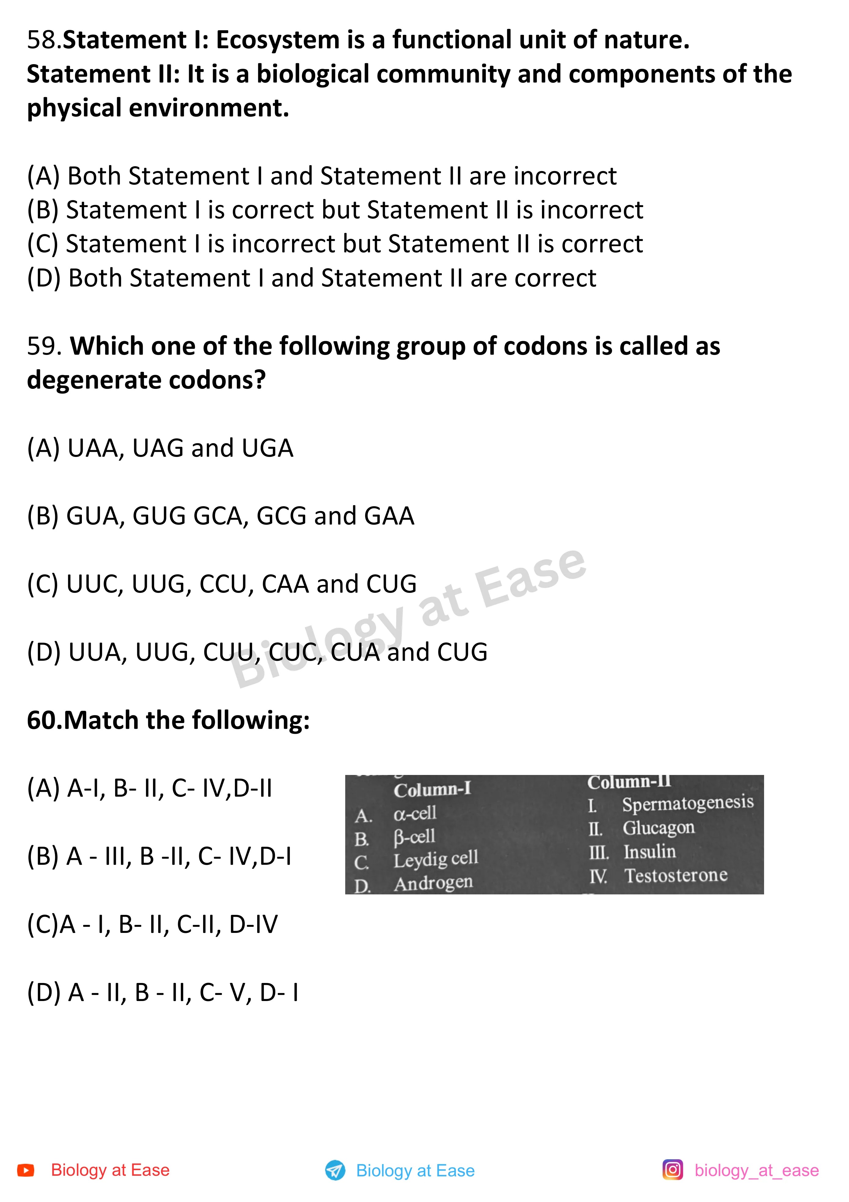 NEET Biology Full Syllabus Mock question sheet image 20